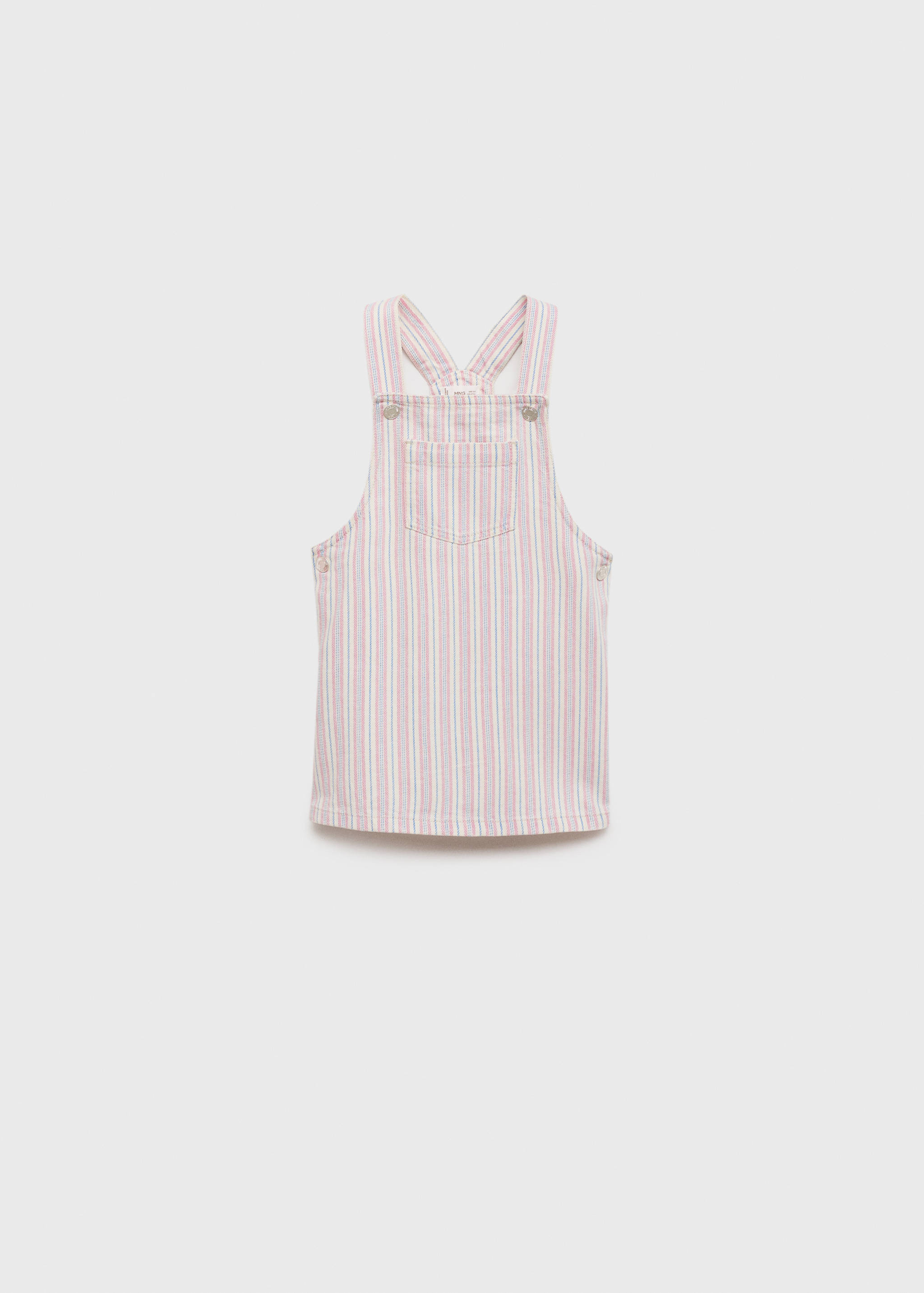 Striped denim pinafore - Article without model