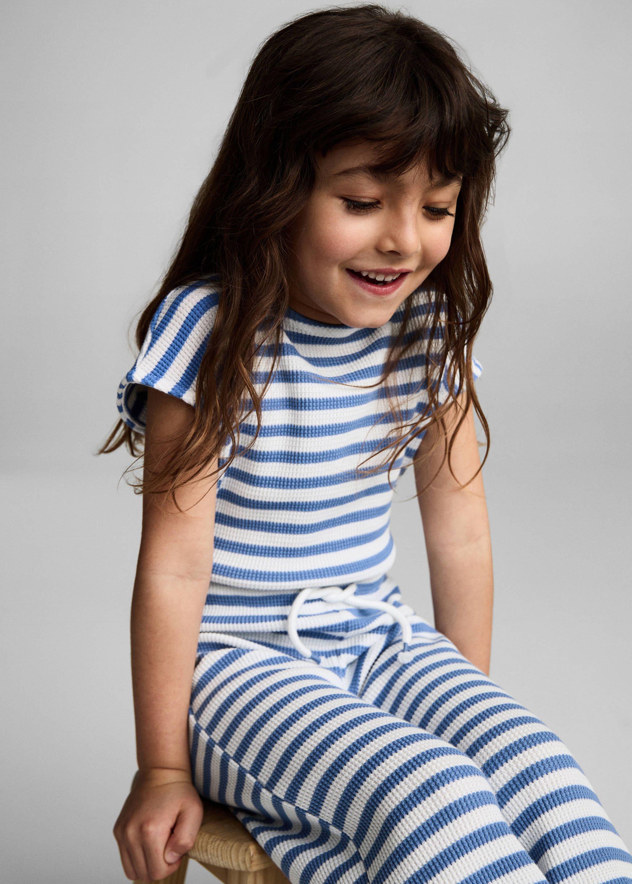 Striped long jumpsuit - Details of the article 2
