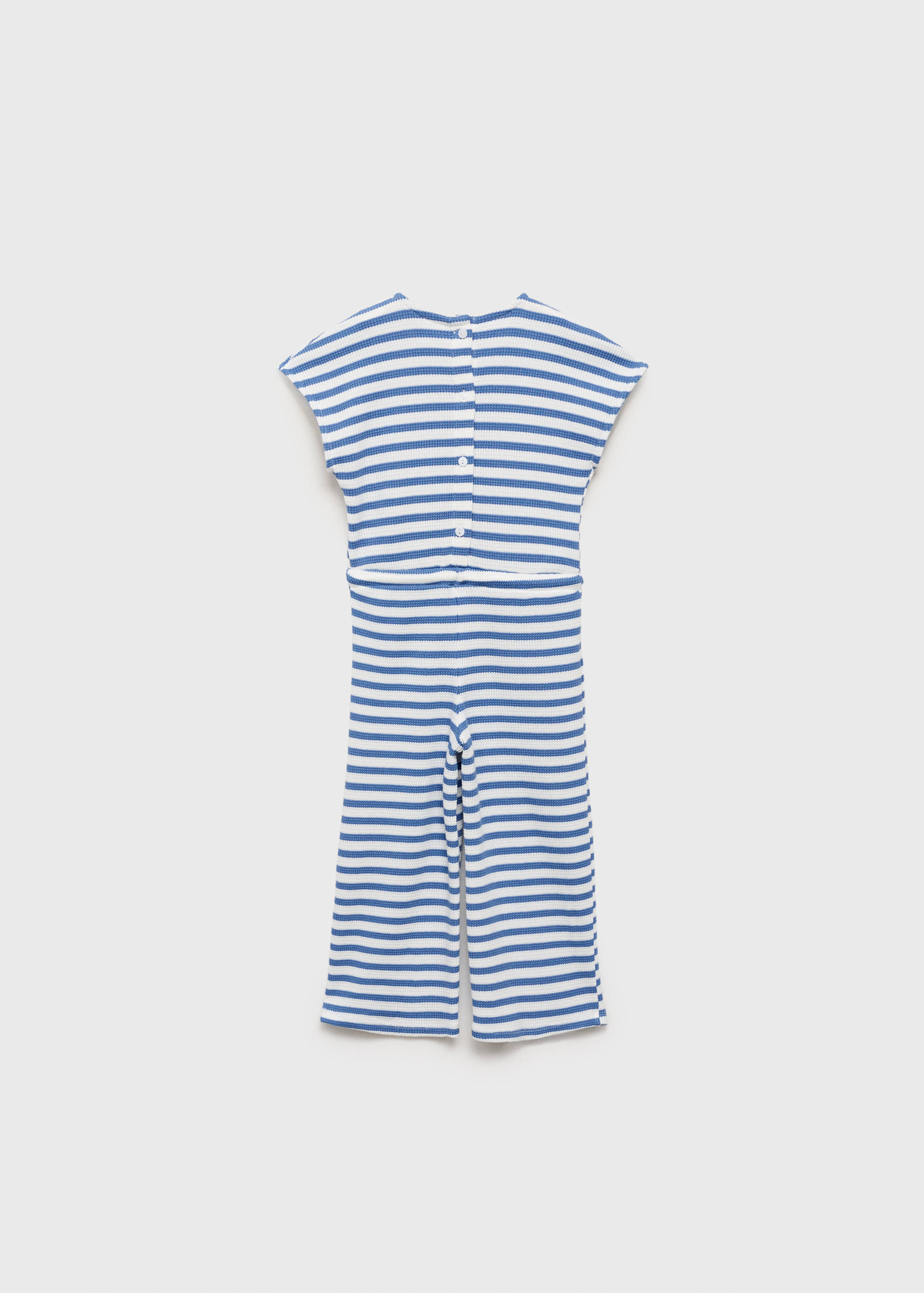 Striped long jumpsuit - Reverse of the article