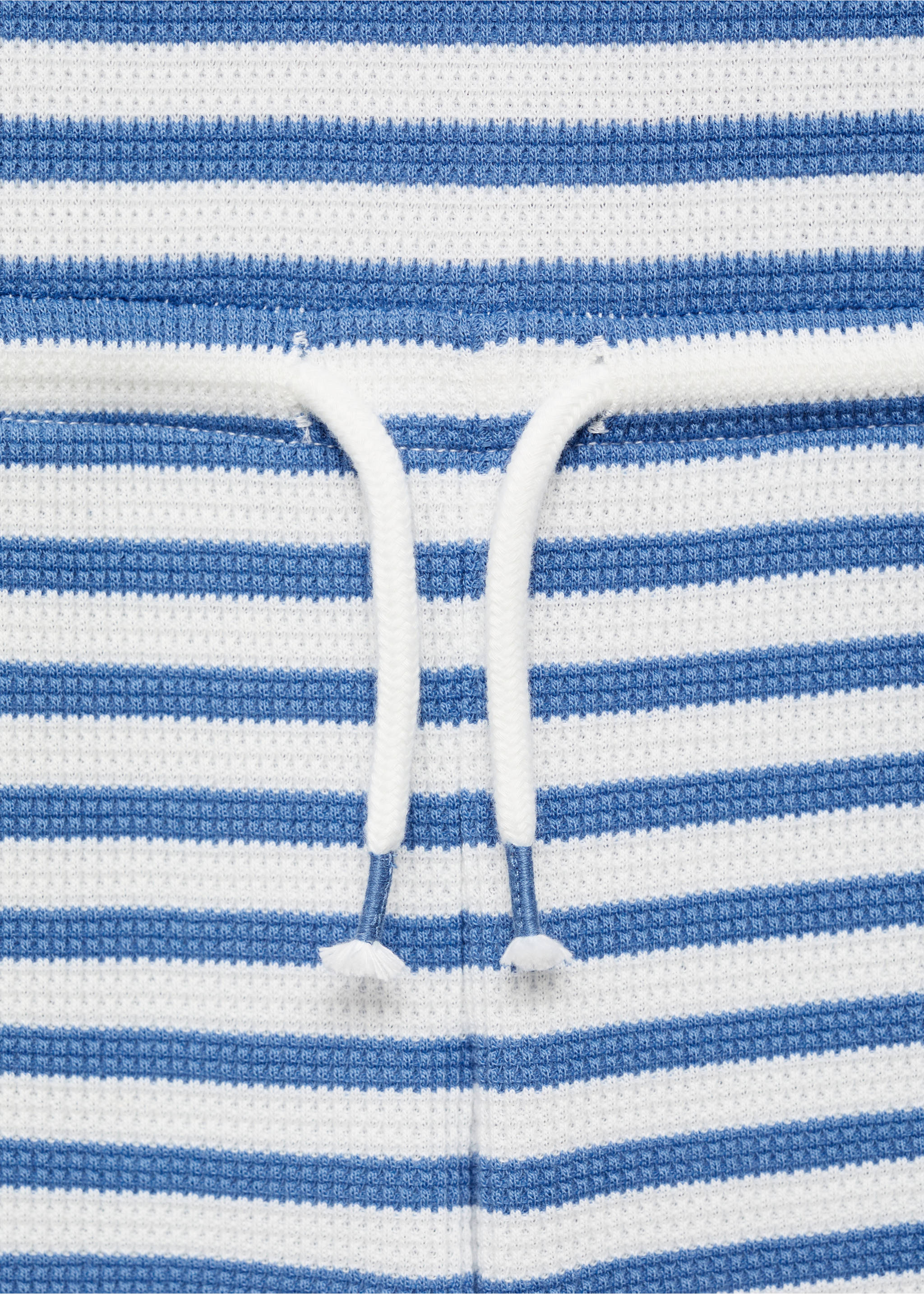 Striped long jumpsuit - Details of the article 0, Dark Navy. Ref: 87055948-00.