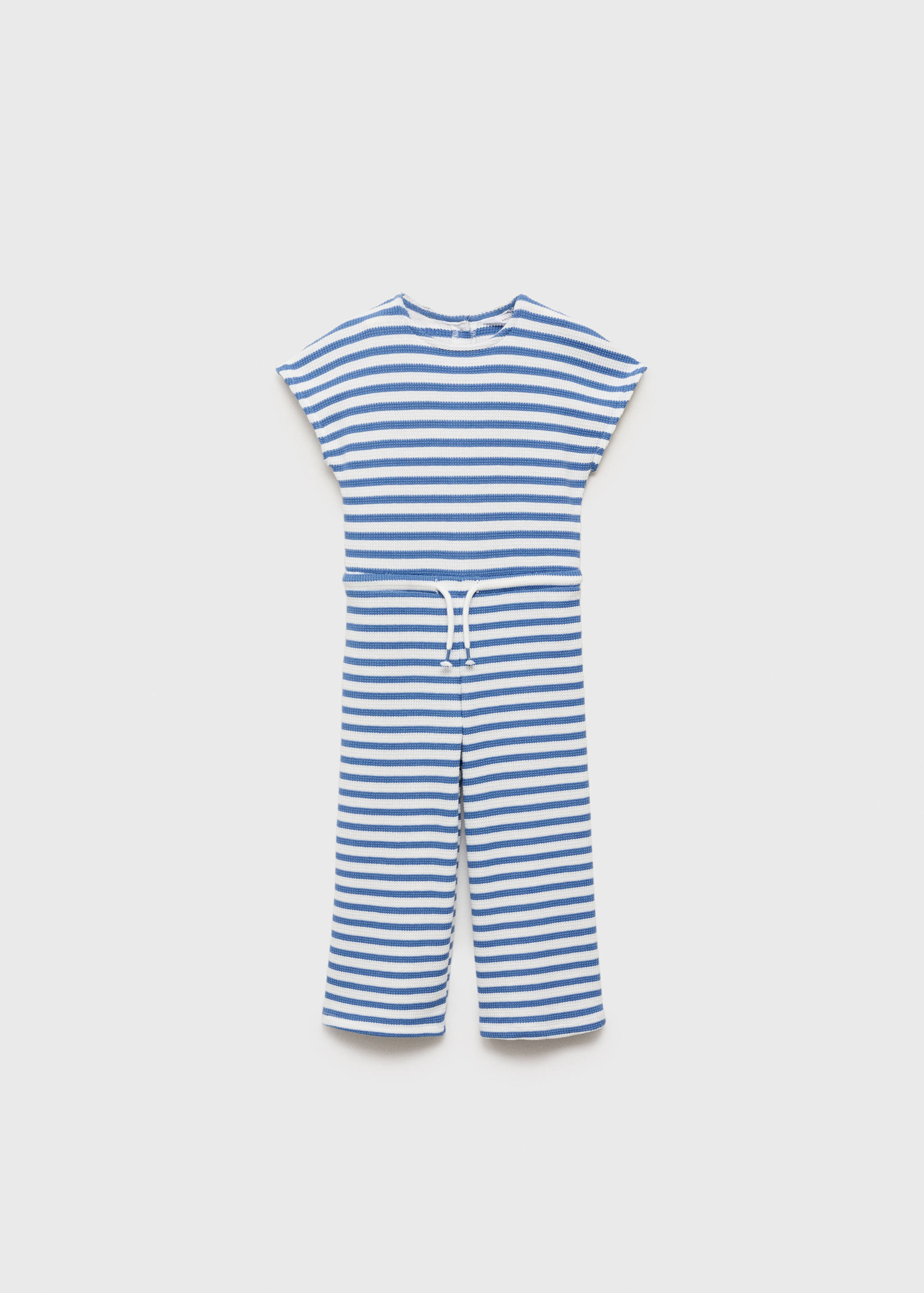 Длинный комбинезон в полоску - Изделие без модели