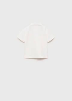 Textured knitted polo shirt — Off White 5