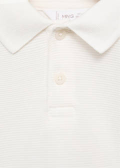 Textured knitted polo shirt — Off White 4