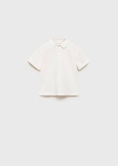 Textured knitted polo shirt — Off White 2