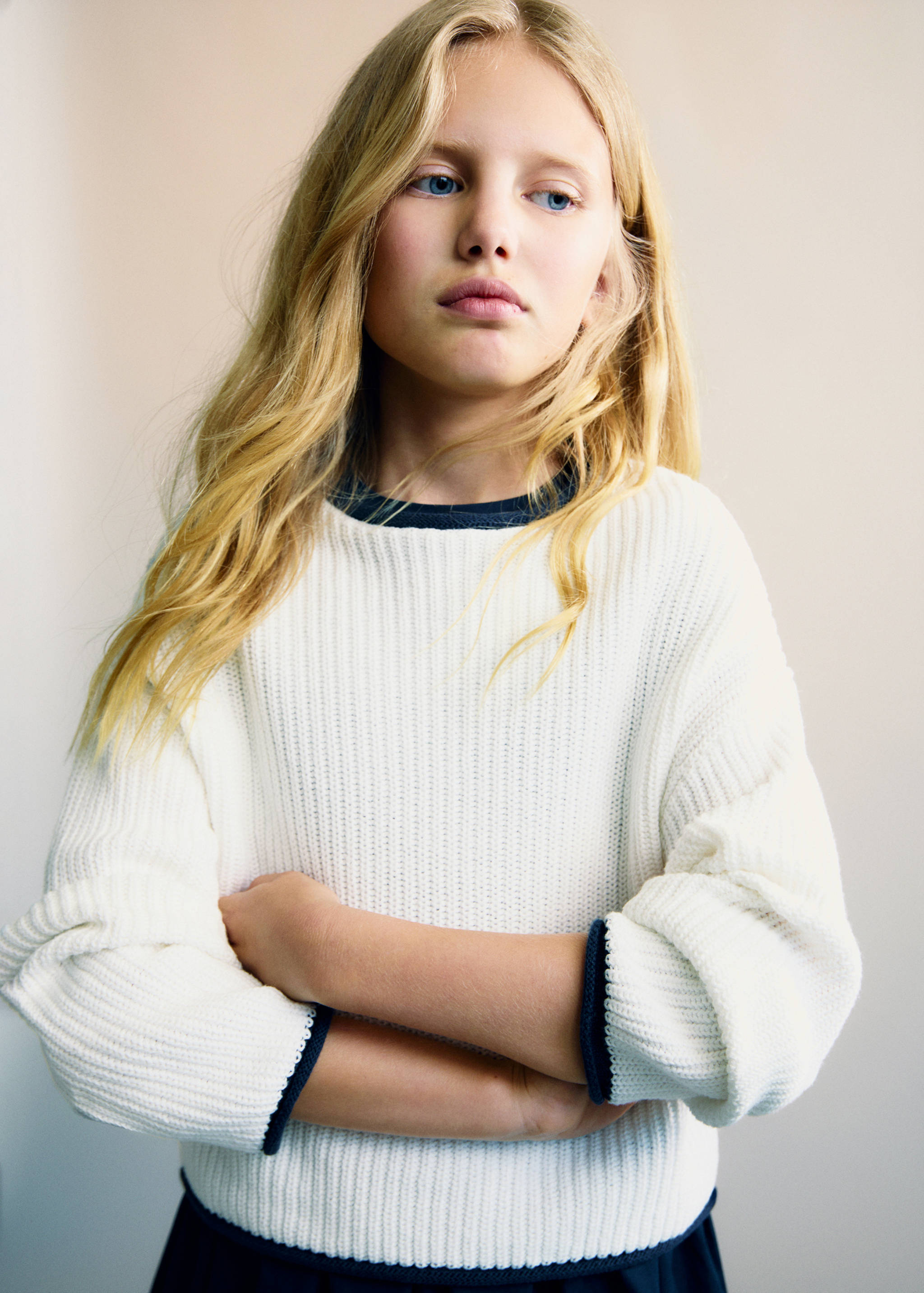 Jersey punto canalé - Plano medio