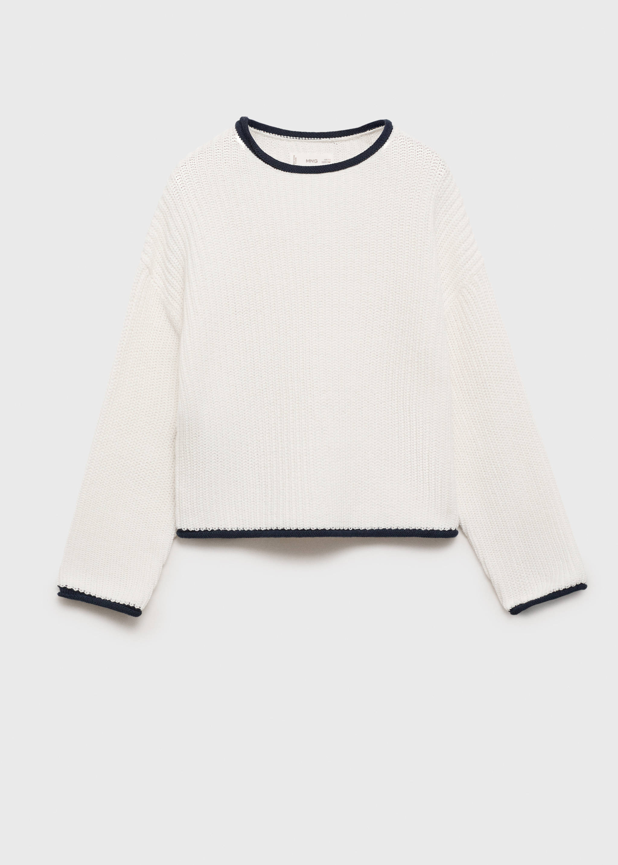 Jersey punto canalé - Artículo sin modelo