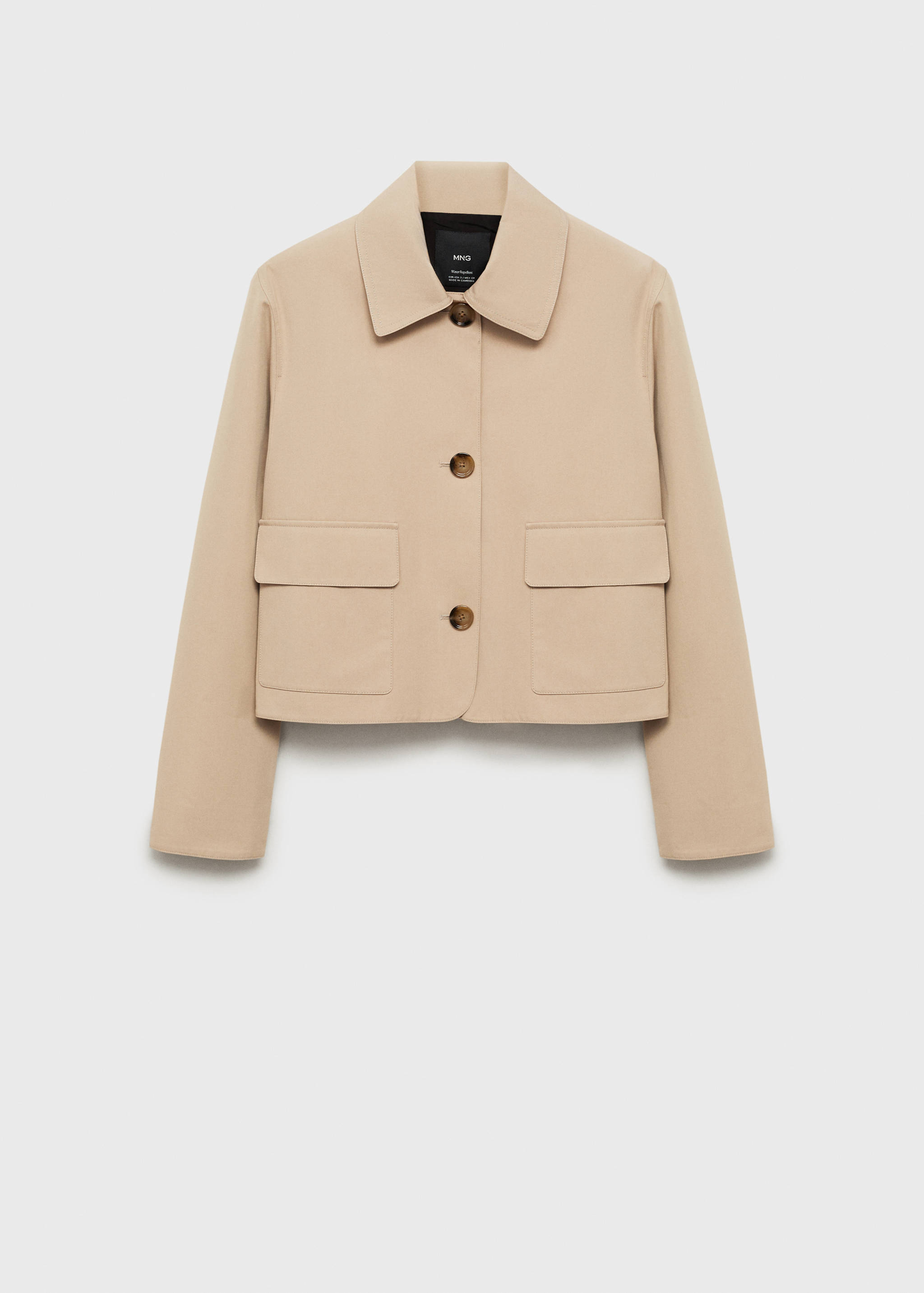 Cotton jacket with pockets - Article without model