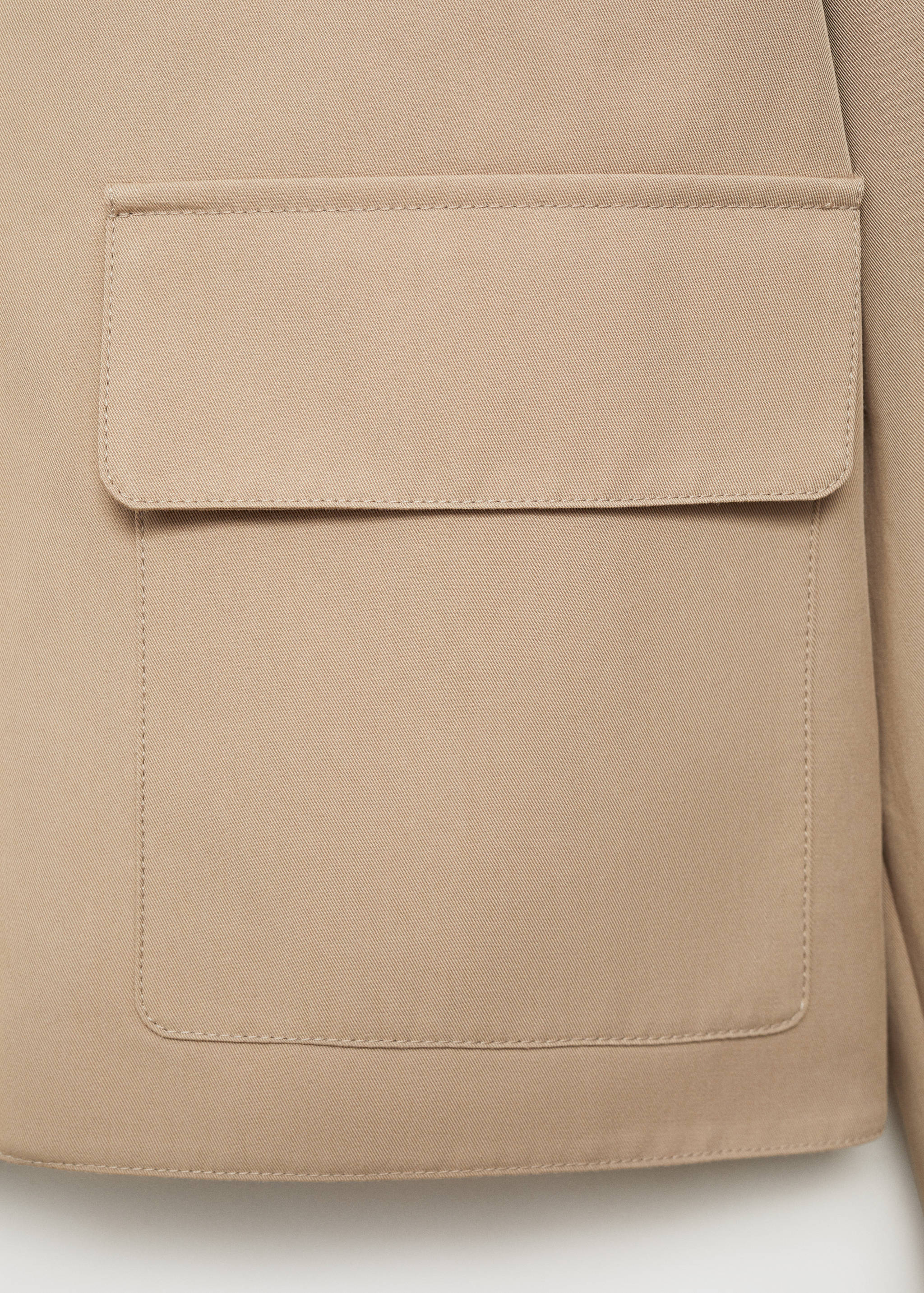Cotton jacket with pockets - Details of the article 0