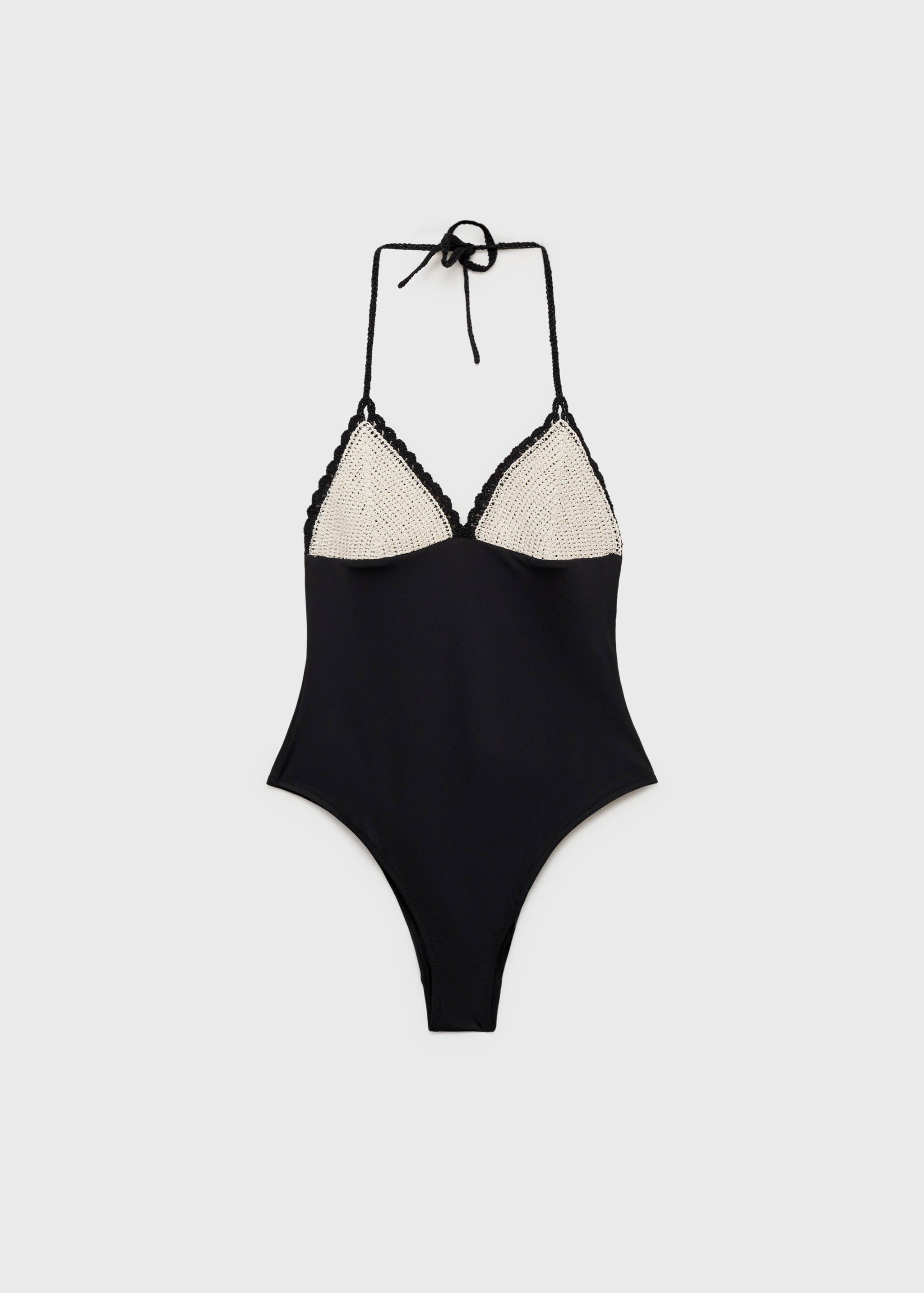 Maillot de bain tissu combiné ornement en crochet - Article sans modèle