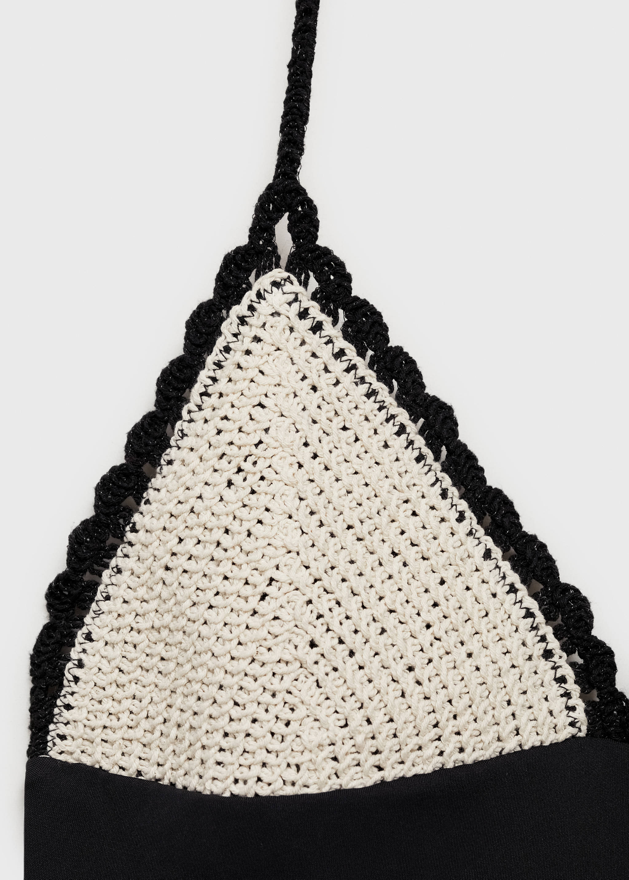 Maillot de bain tissu combiné ornement en crochet - Détail de l'article 8