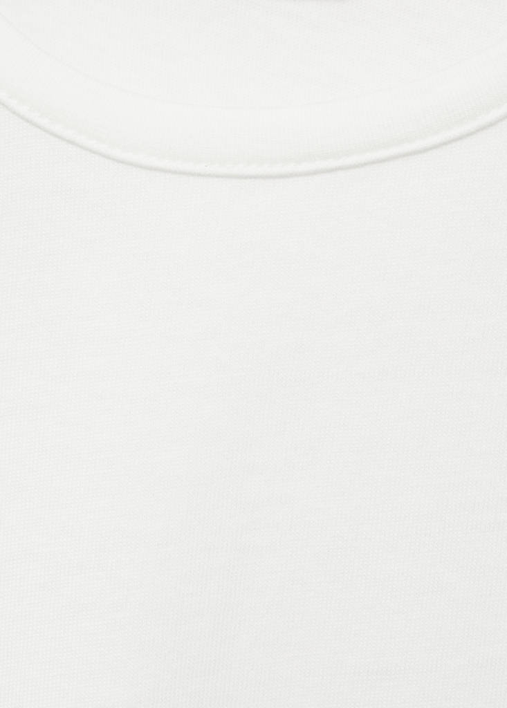 Frills cotton t-shirt — Off White