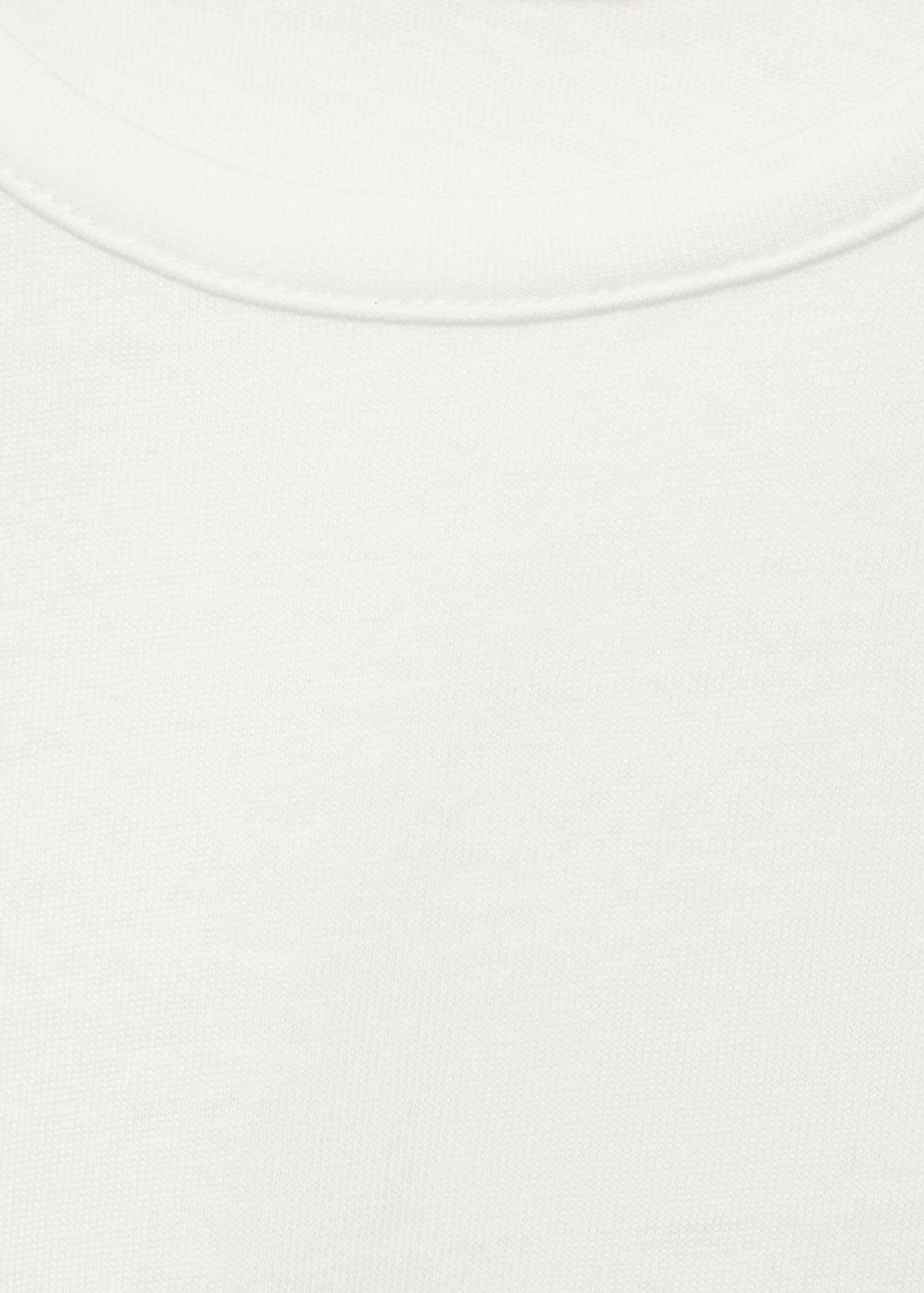 Frills cotton t-shirt — Off White