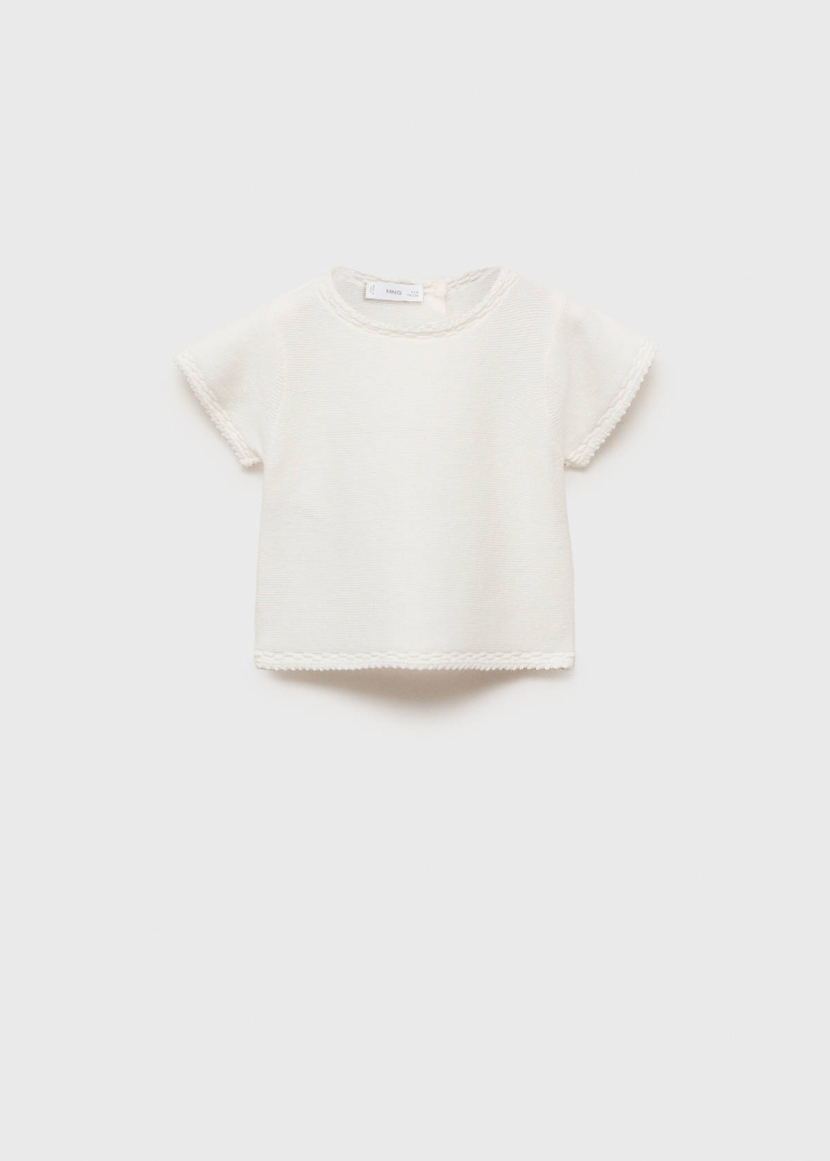 Short sleeve sweater — Off White
