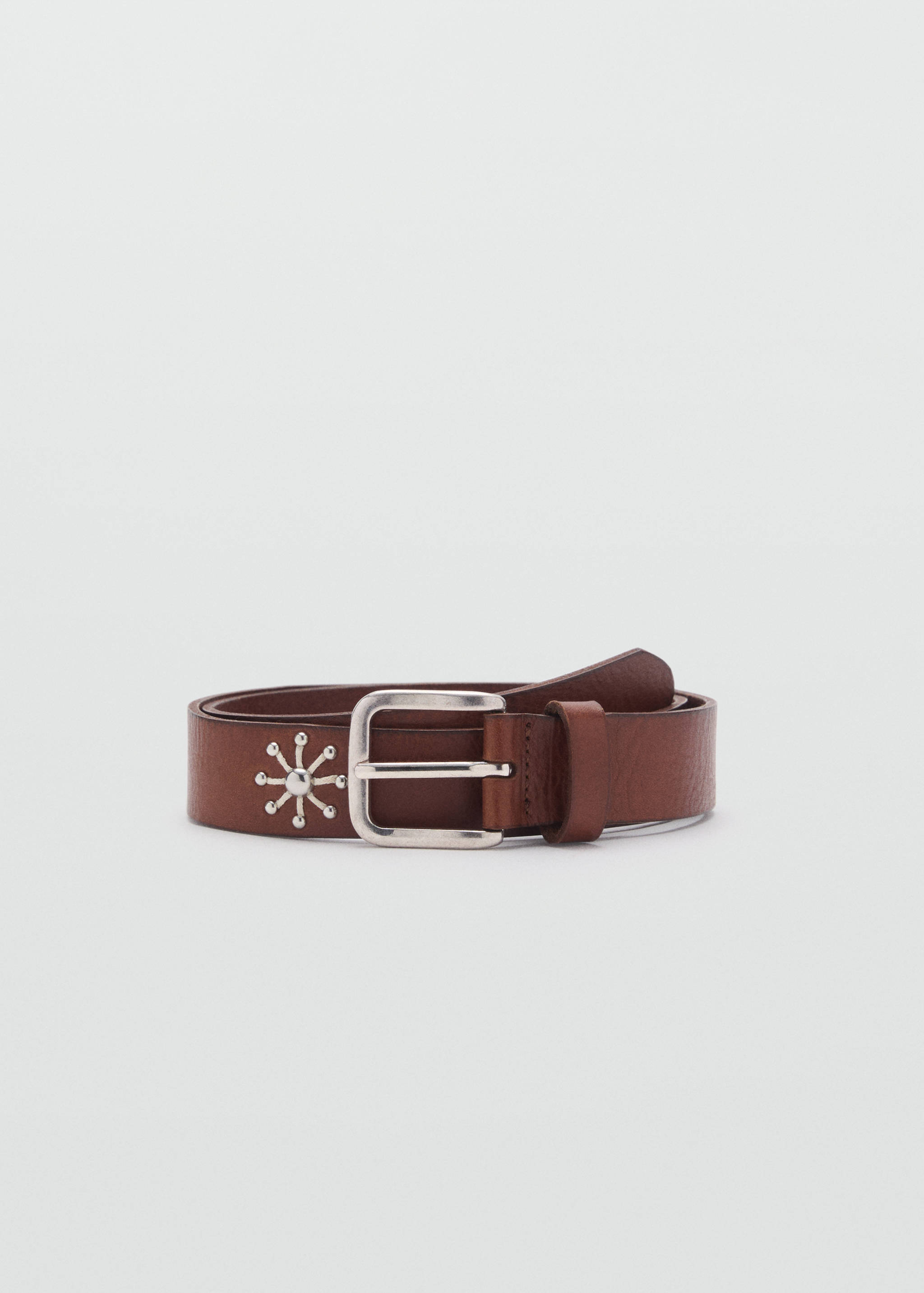 Ceinture en cuir avec détails brodés - Article sans modèle