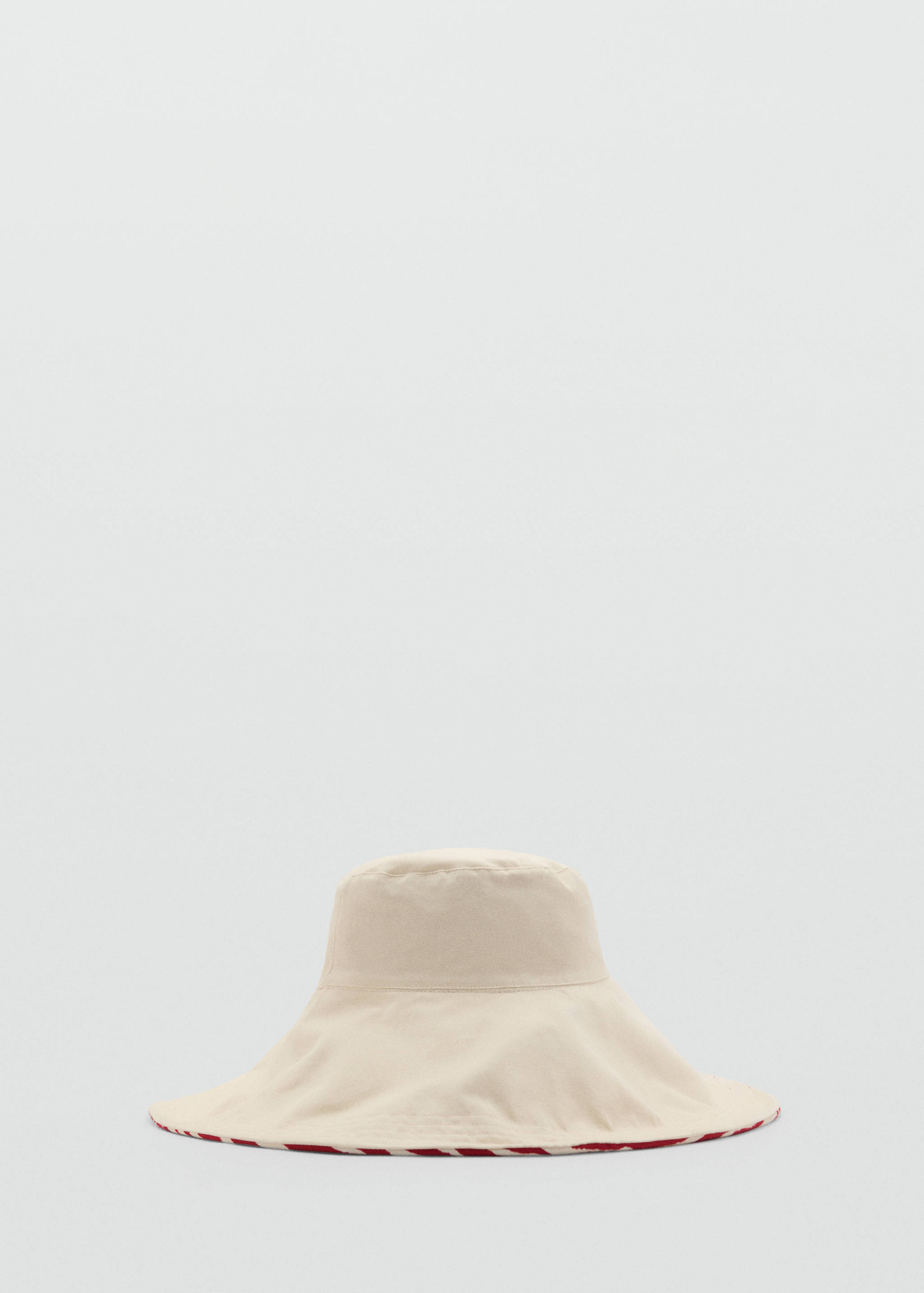 Reversible zebra-print bucket hat - Medium plane