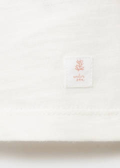 Ruffle-neck cotton t-shirt — Off White 3