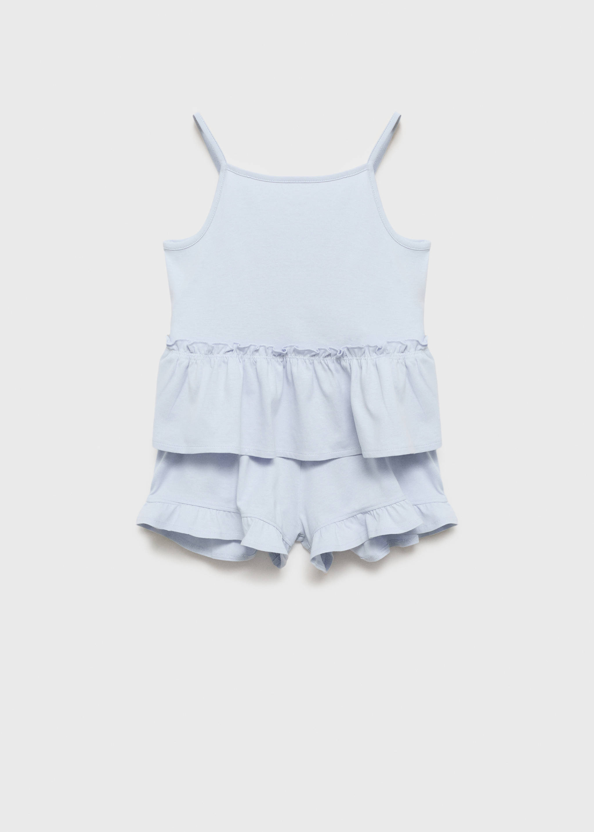 Pyjama court à volants - Article sans modèle