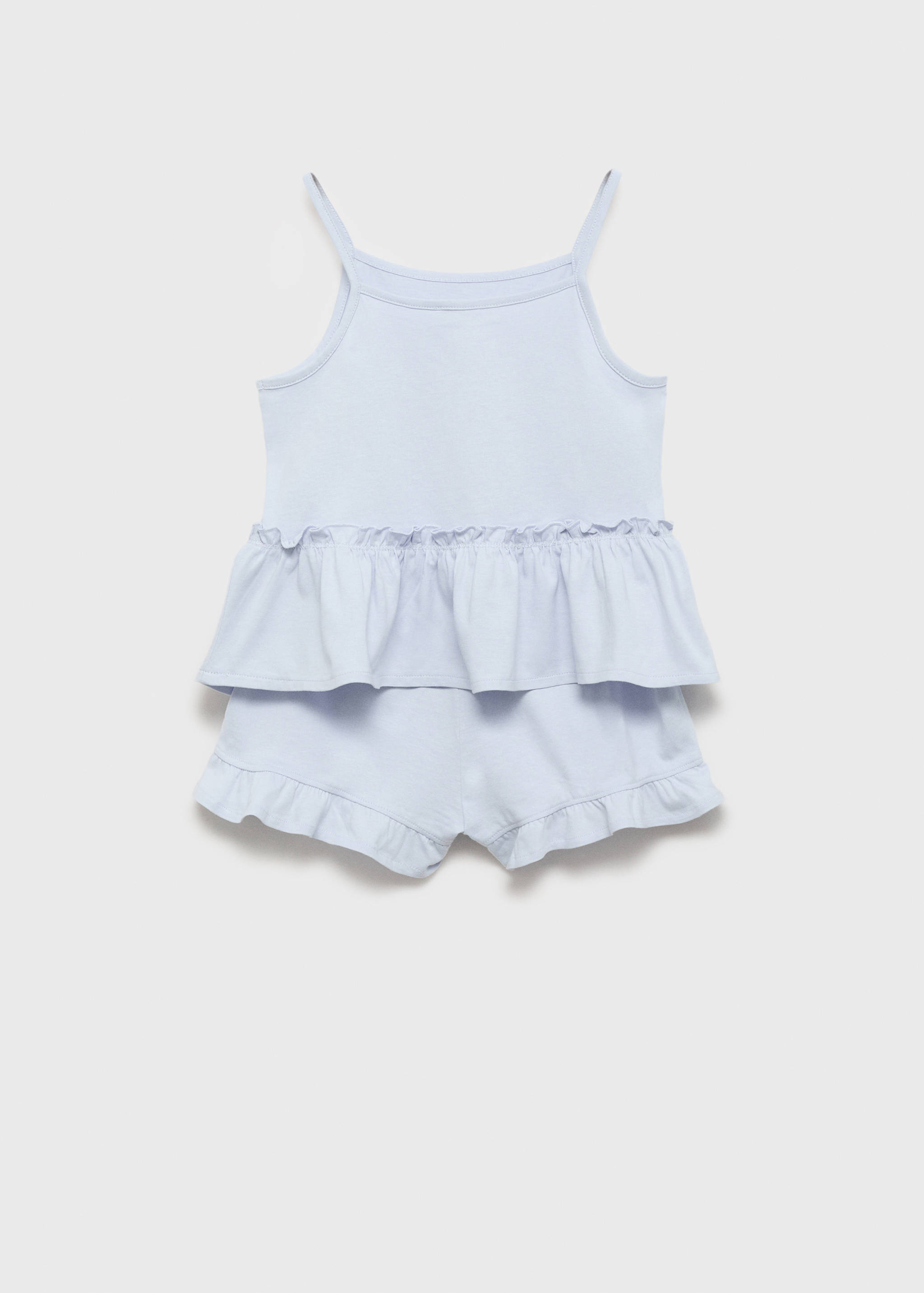 Pyjama court à volants - Verso de l’article