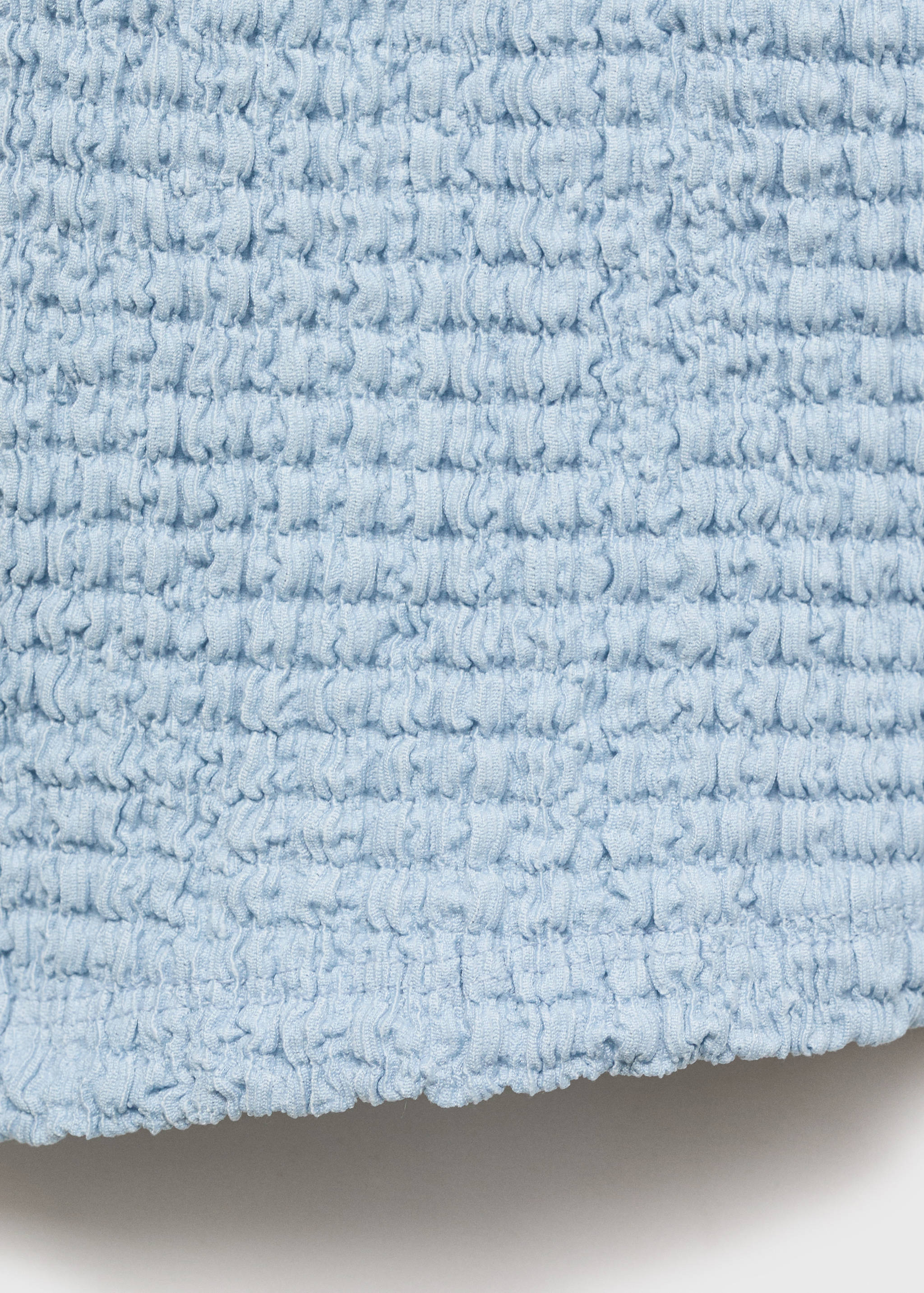 Textured culotte trousers - Details of the article 0