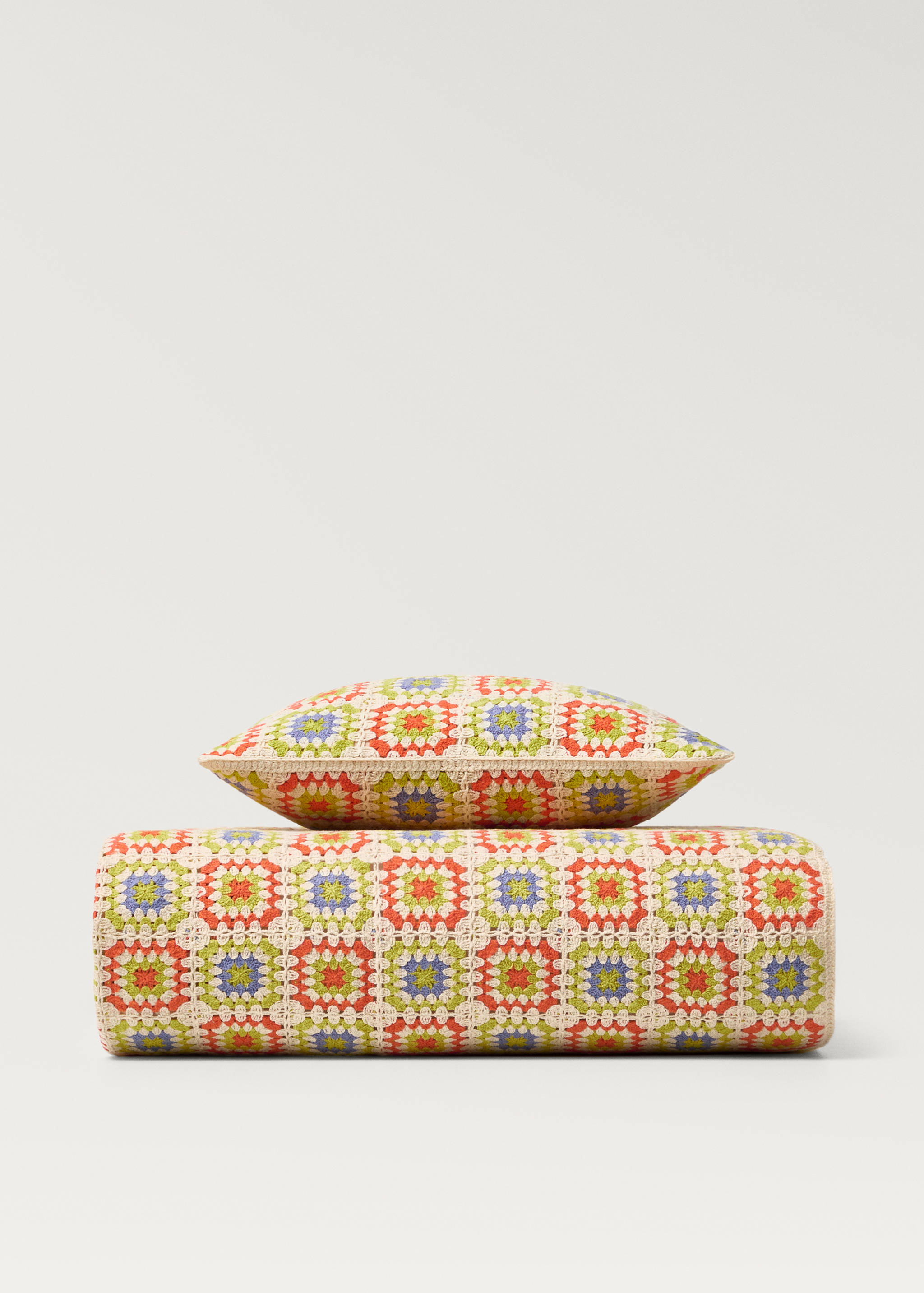 Dětská vícebarevná háčkovaná deka - Detail zboží 4