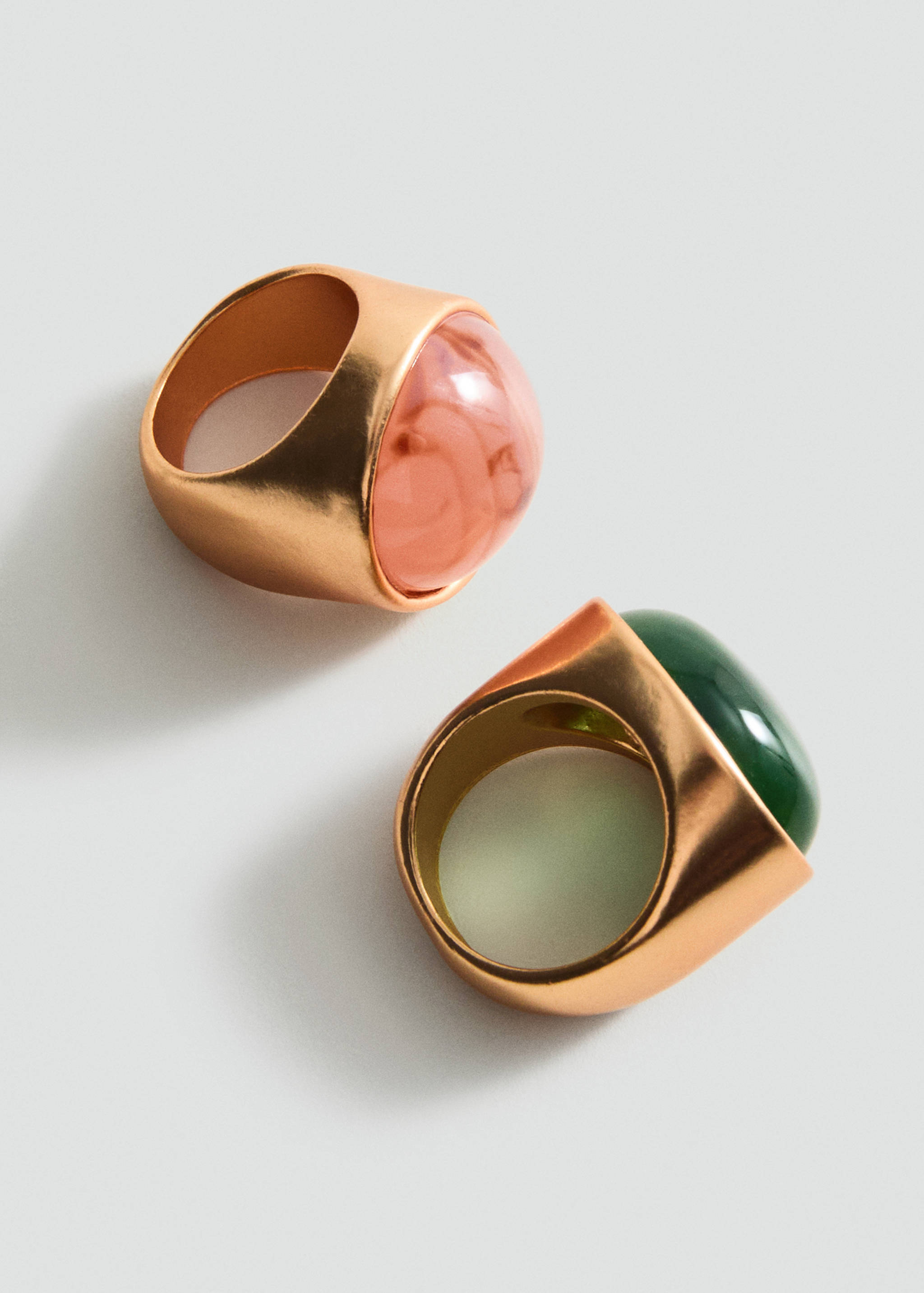 Set of 2 combined resin rings - Medium plane