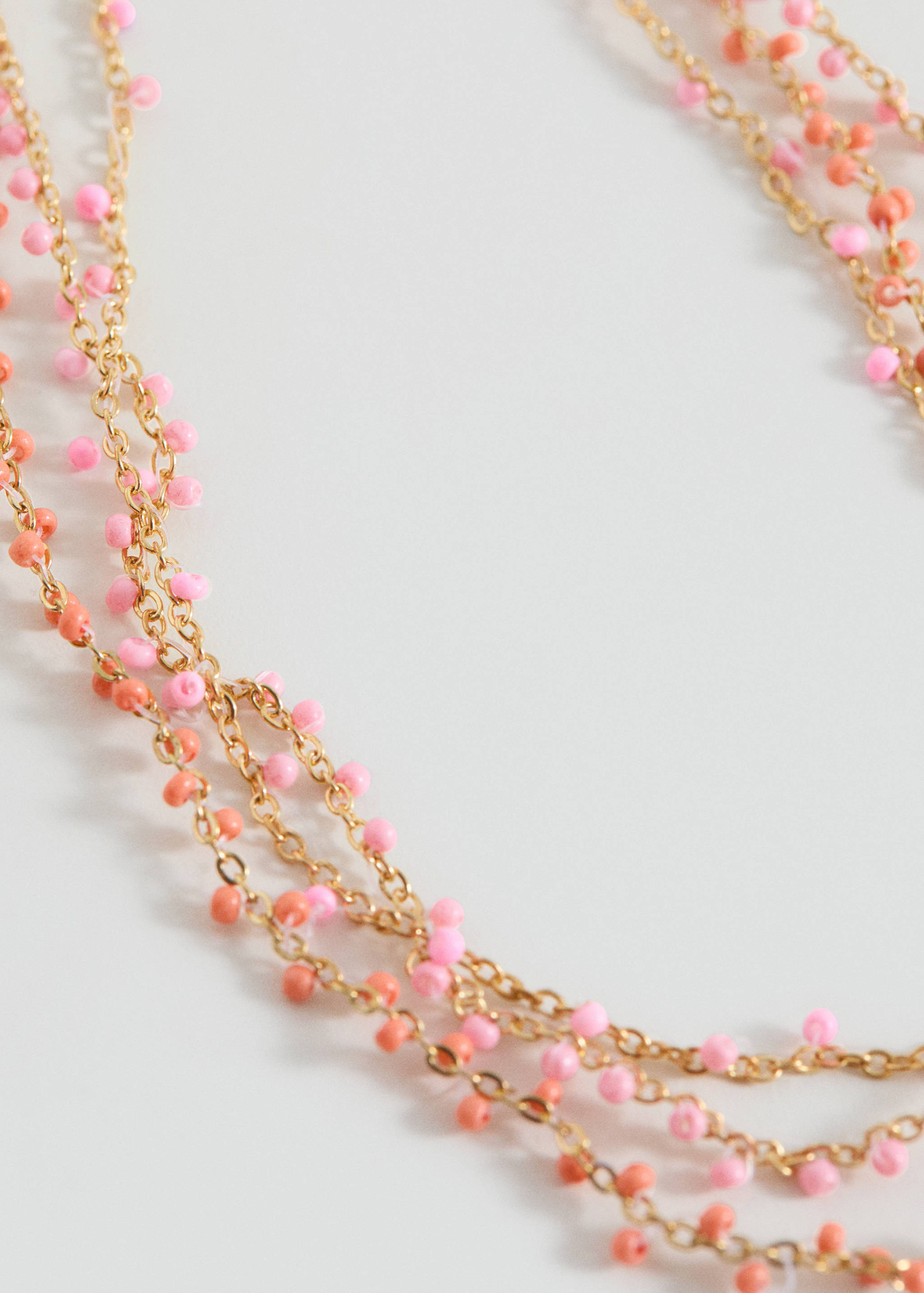 Pendant triple necklace - Medium plane