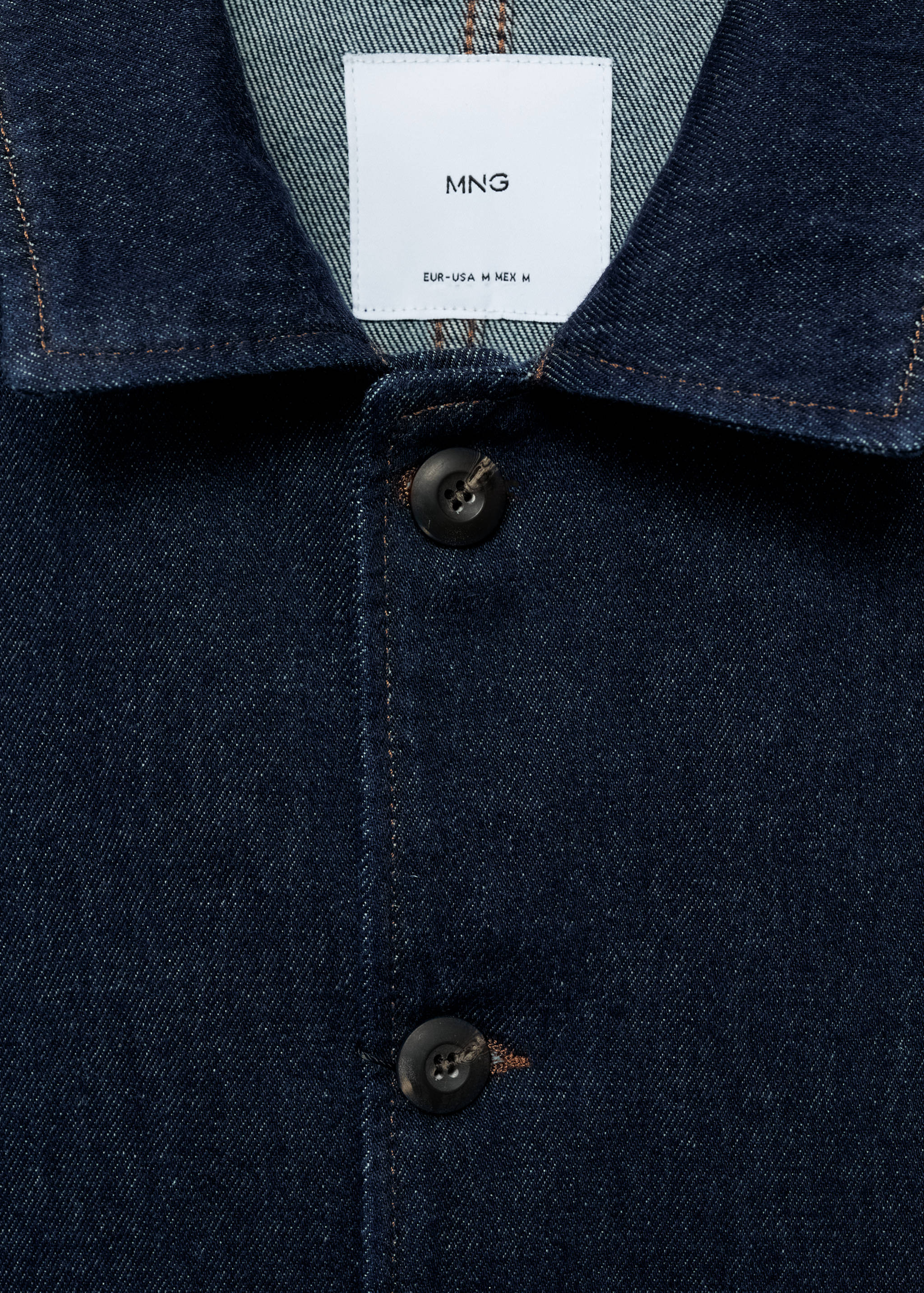 Regular kesim denim gömlek ceket - Ürün detayı 8