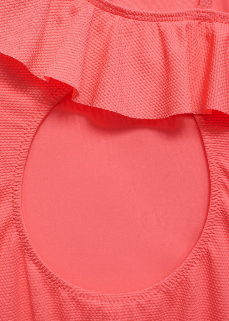 Asymmetric ruffle swimsuit - thumbnail 4
