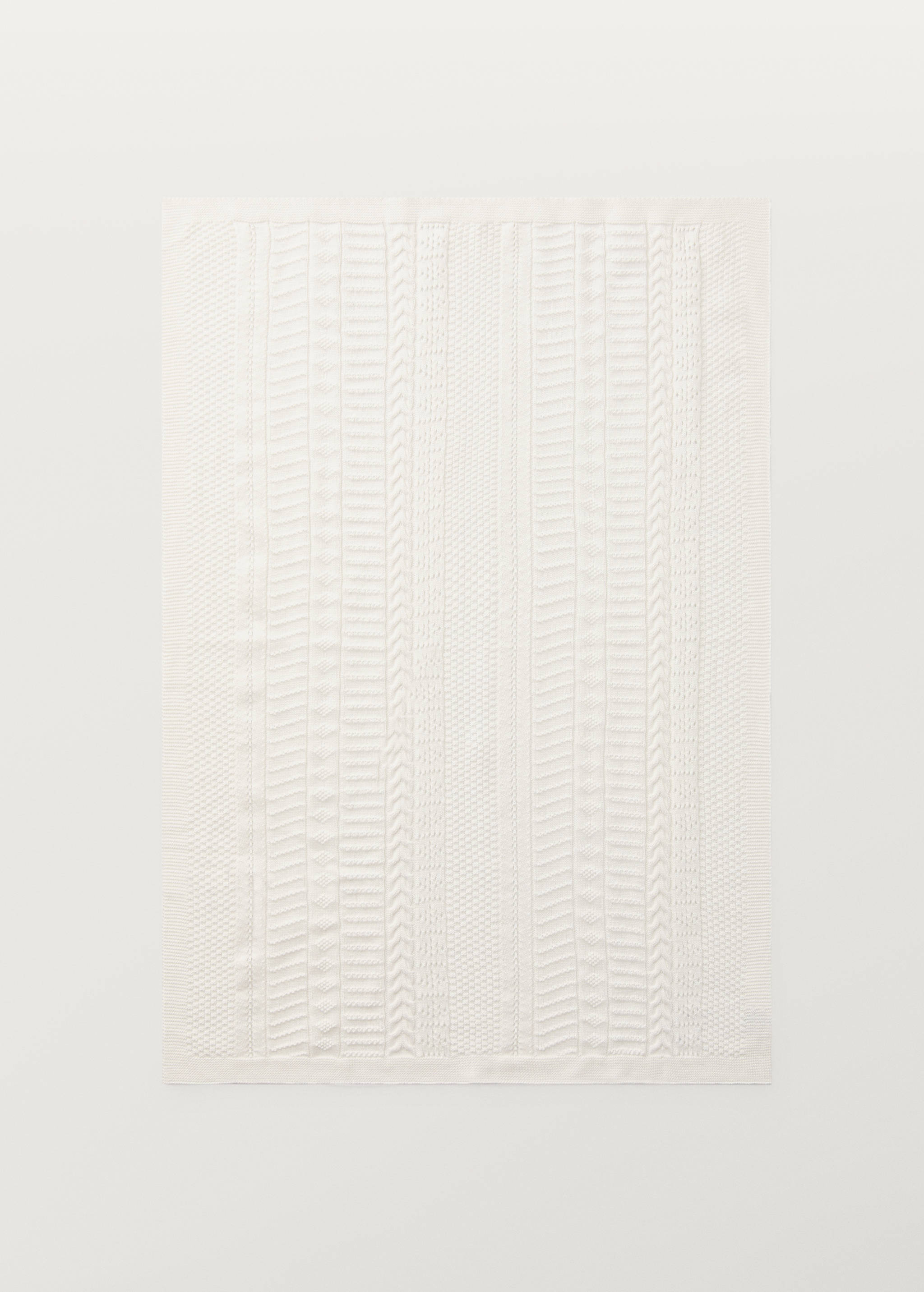 Strikket bomullspledd for barn - Artikkeldetalj 3