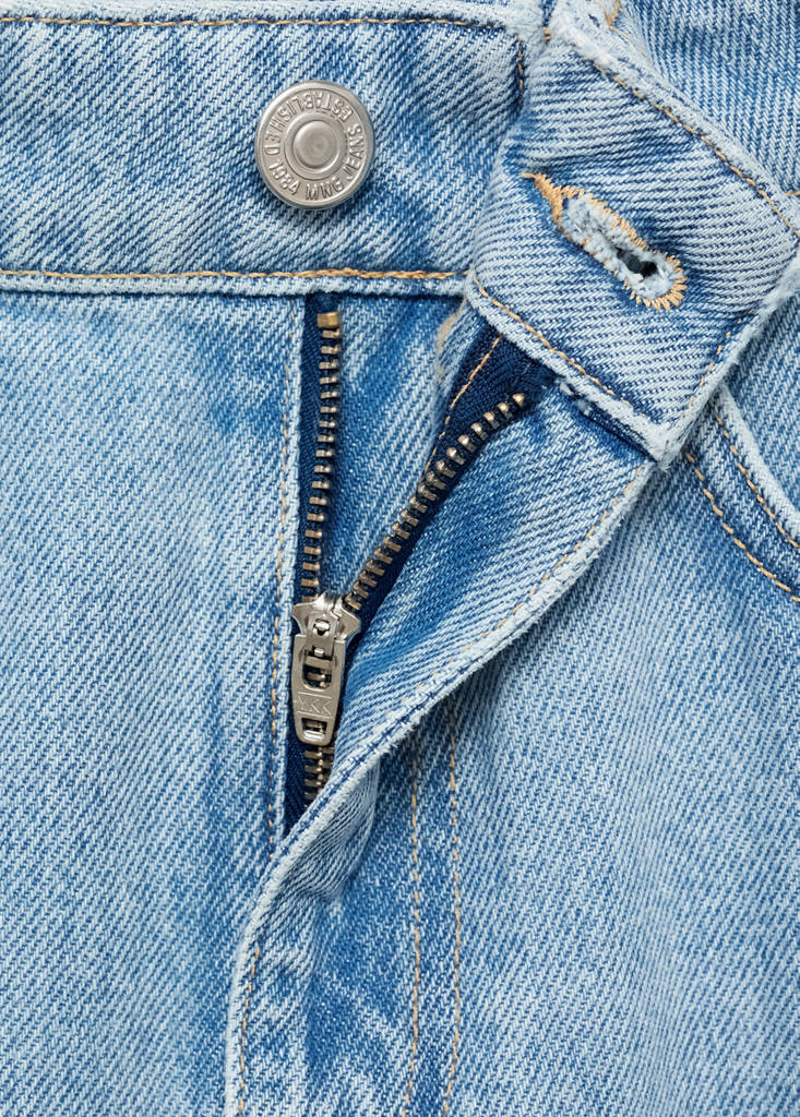 Matilda medium-rise straight-fit jeans — Light Blue