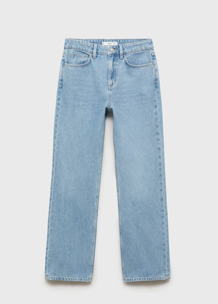 Matilda medium-rise straight-fit jeans — Light Blue
