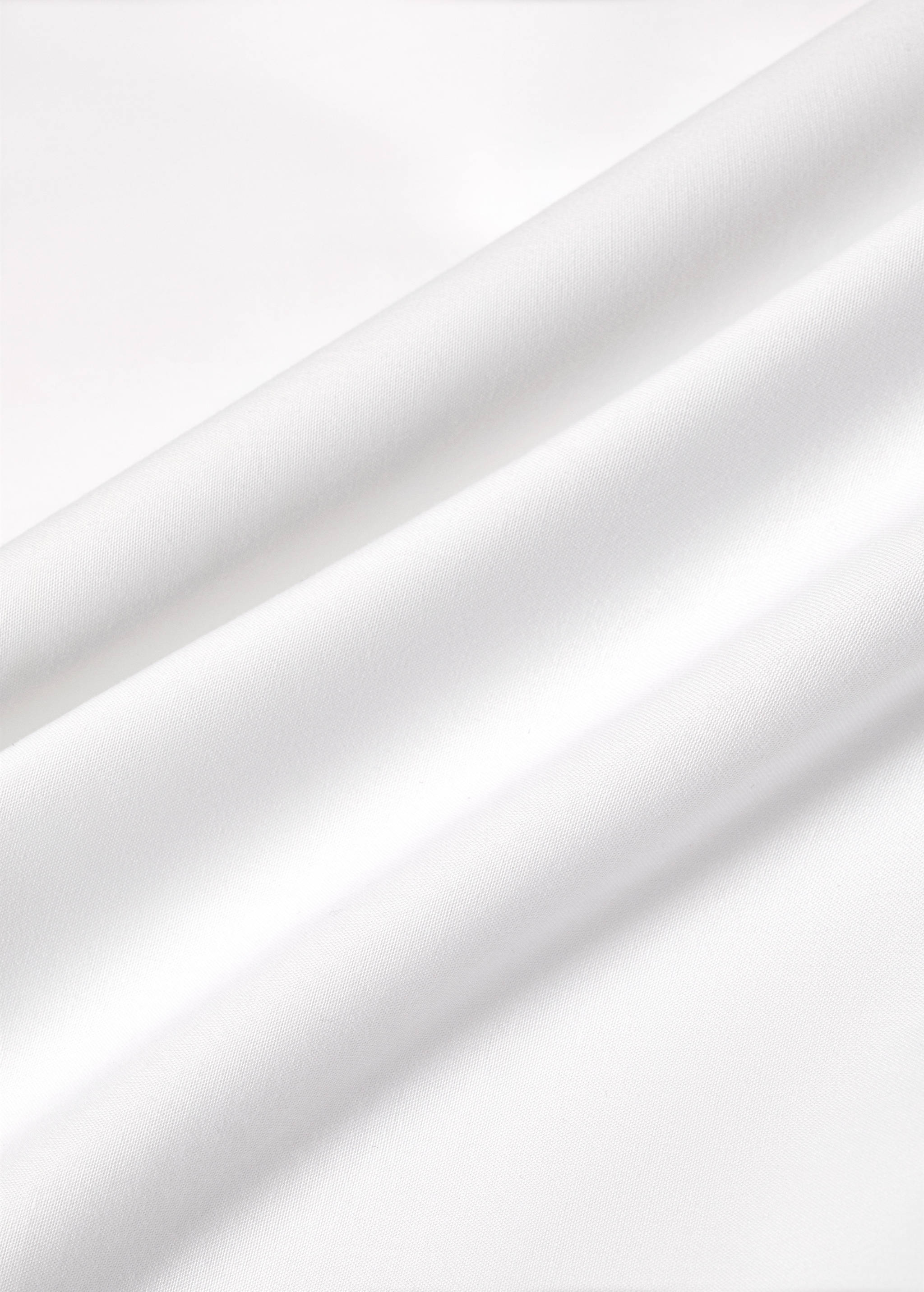 Cotton percale embroidered-flower children's top sheet for 90 cm bed - Details of the article 2