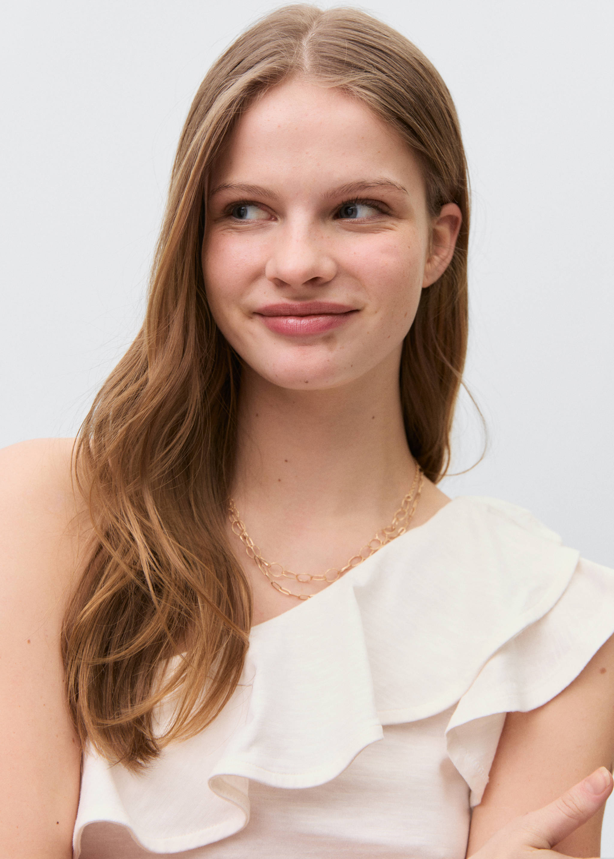 Top volante asimétrico - Reverso del artículo