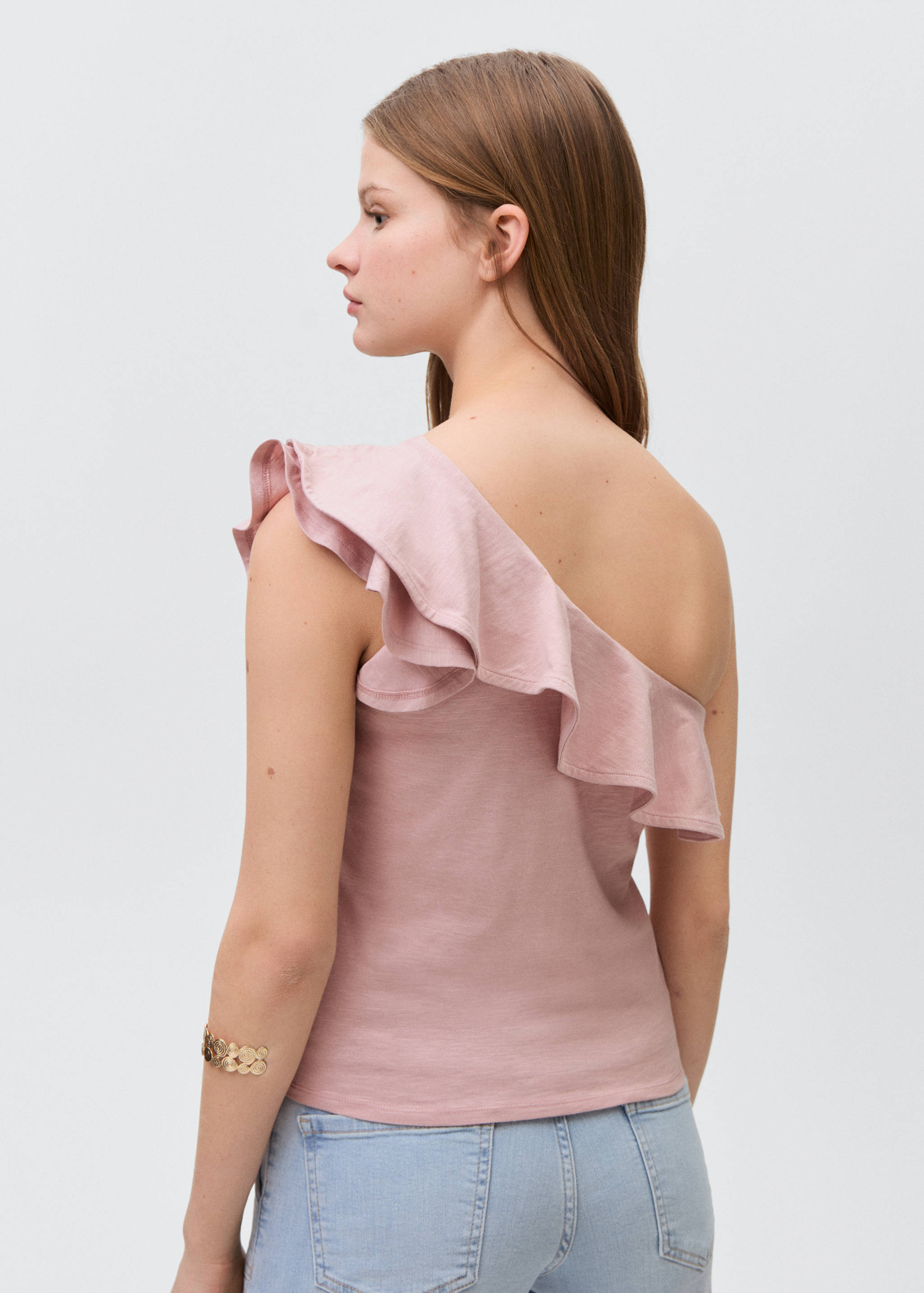 Top volante asimétrico - Reverso del artículo