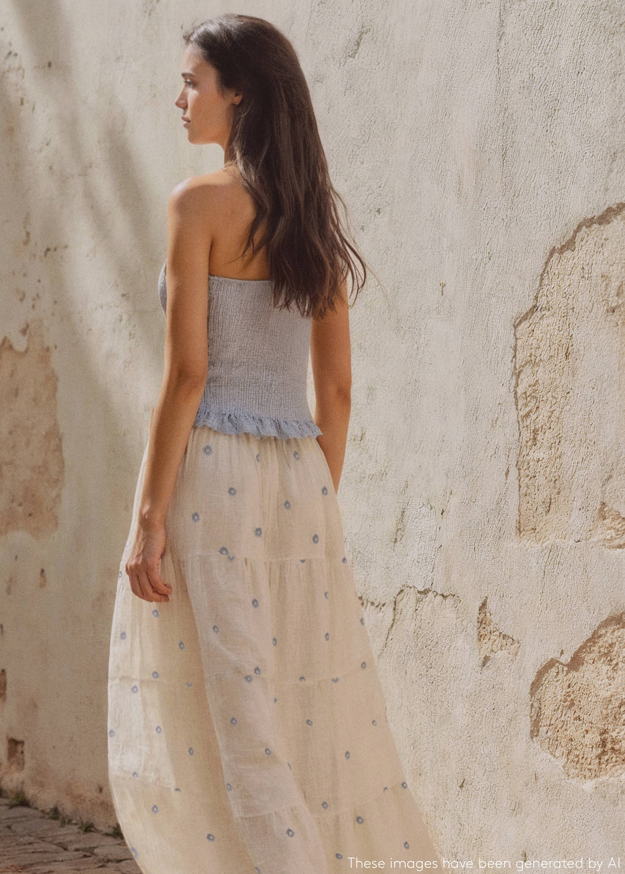 Ausgestellter Rock mit Stickereien - Detail des Artikels 5