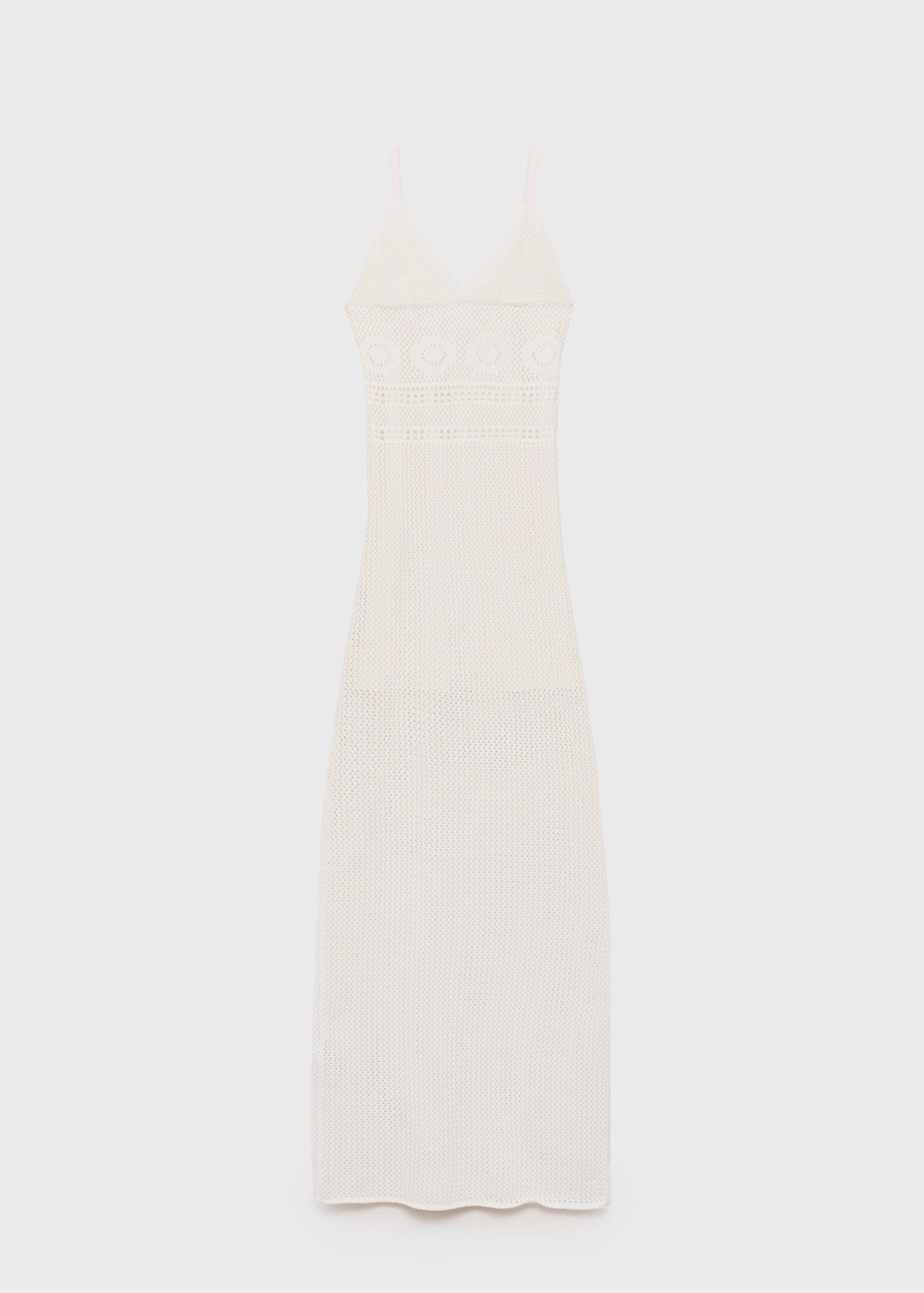 Langes Häkelkleid - Artikel ohne Model