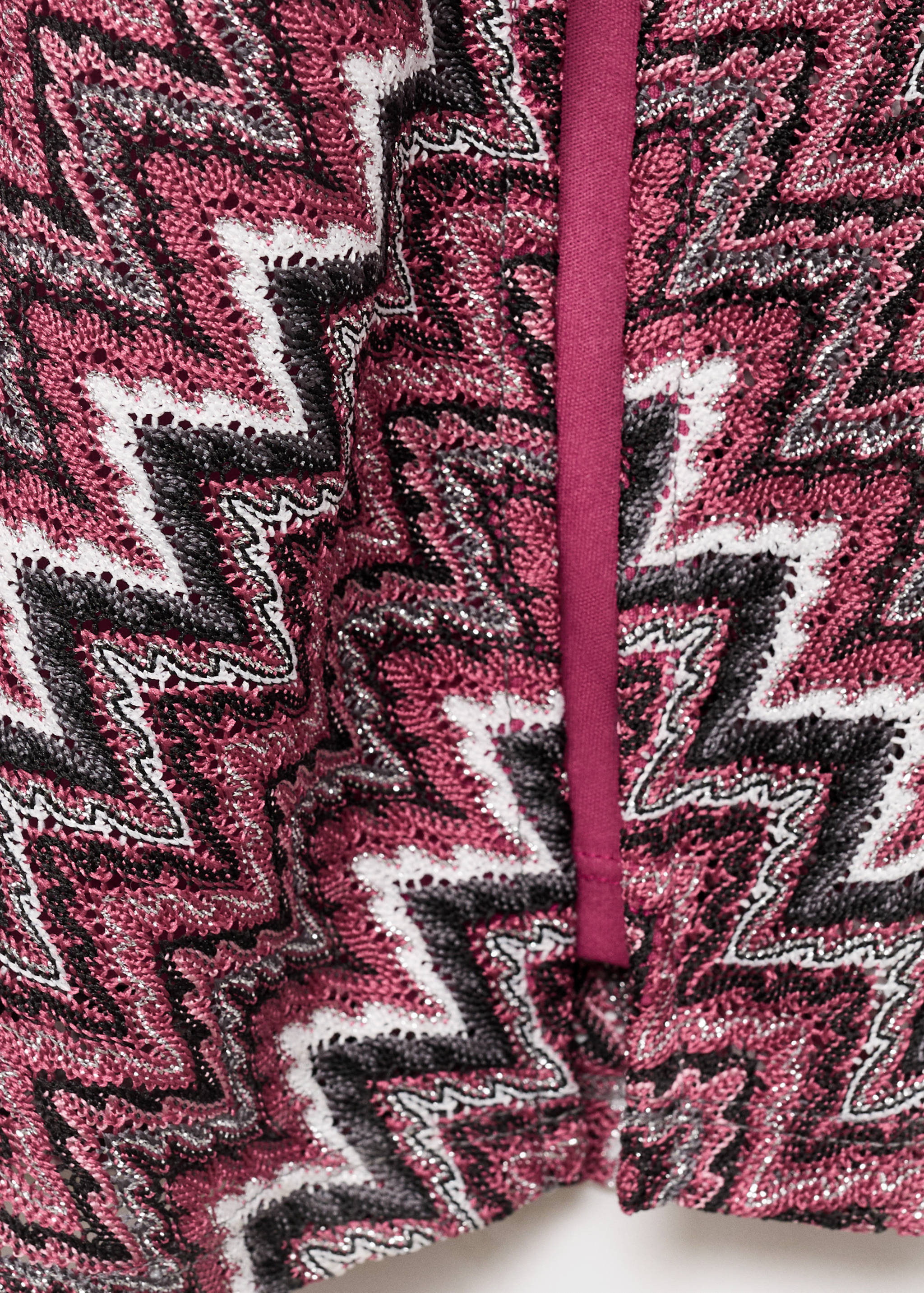 Zig-zag print dress - Details of the article 0