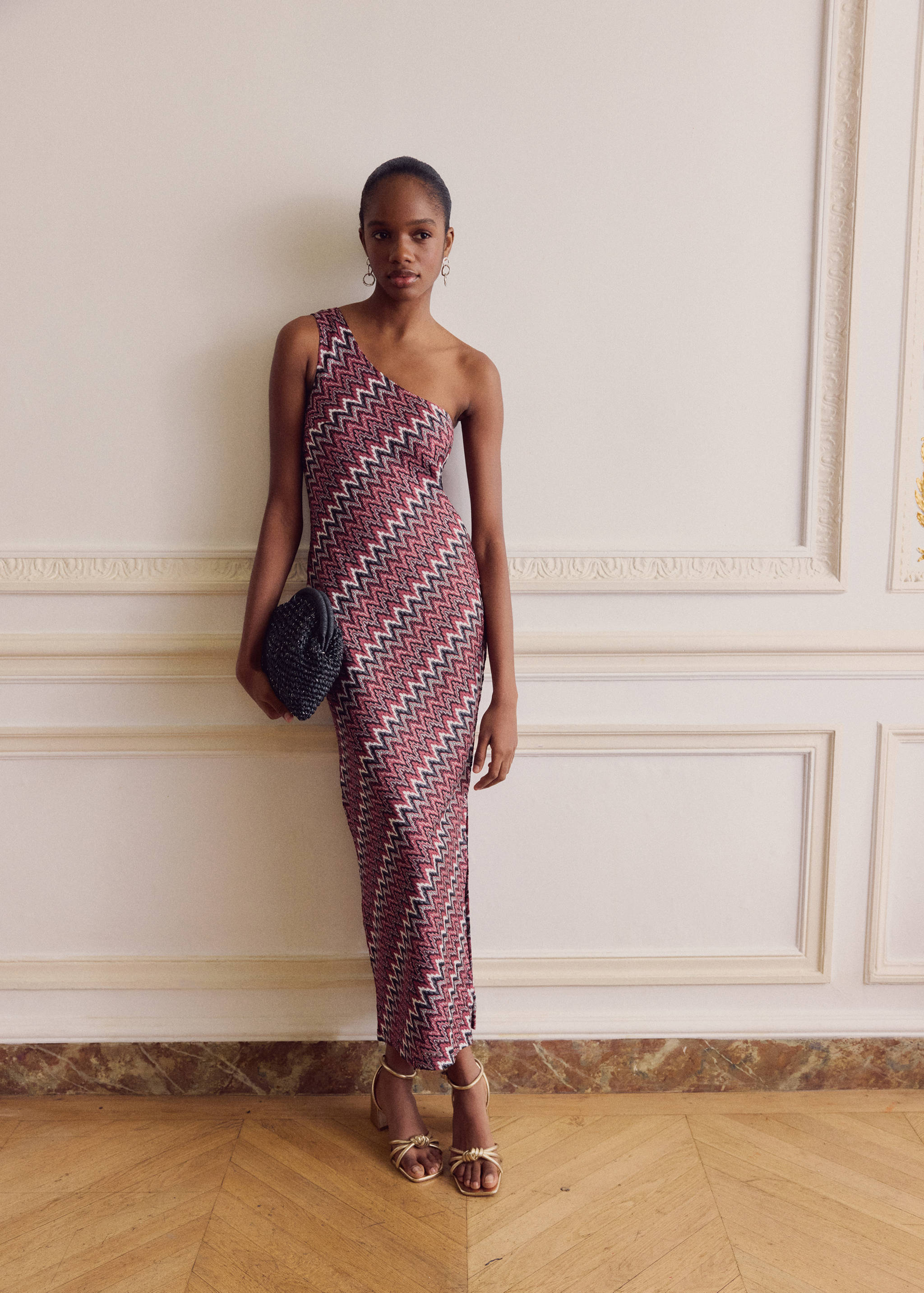 Zig-zag print dress - Details of the article 5