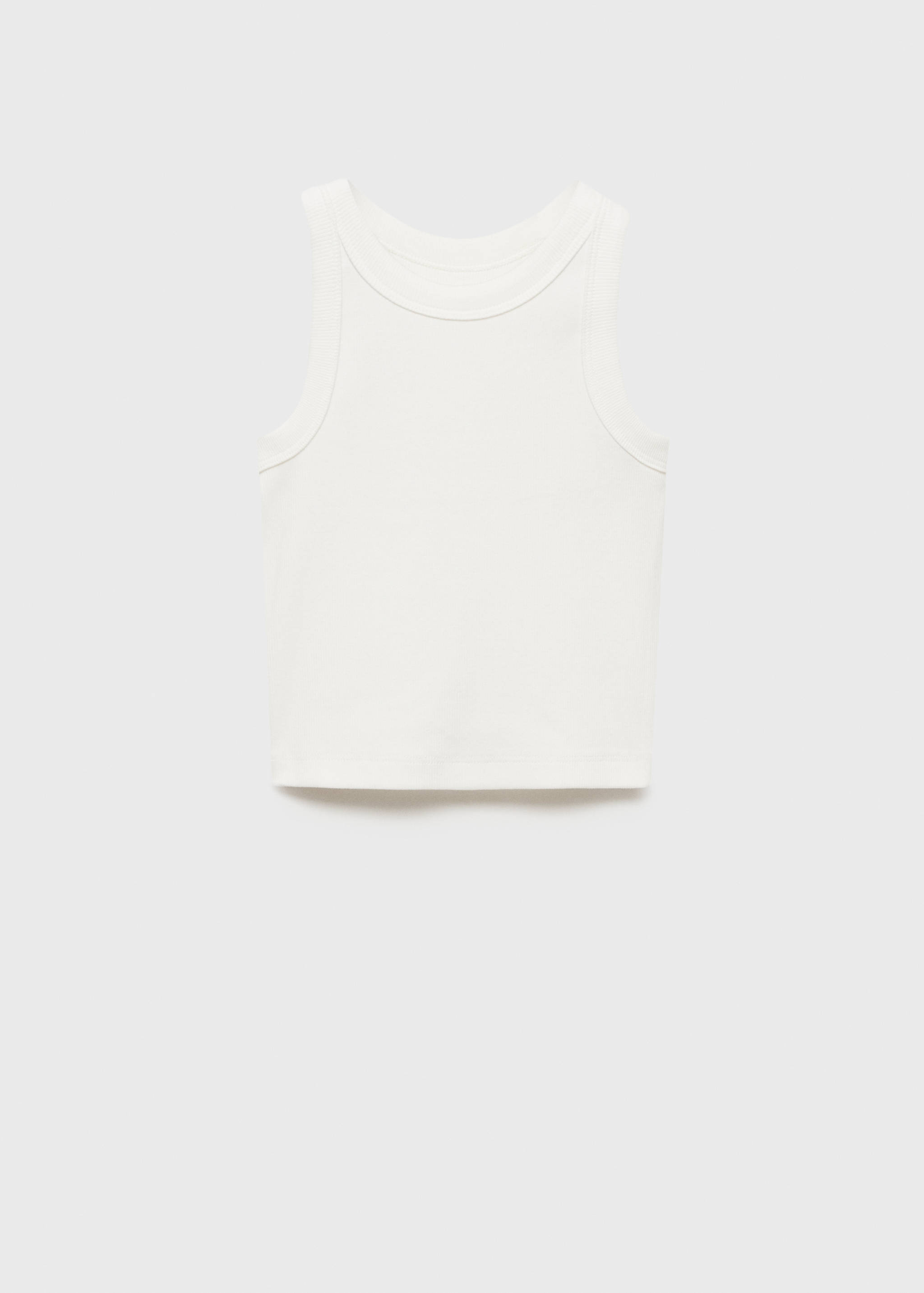 Knitted cropped top - Article without model