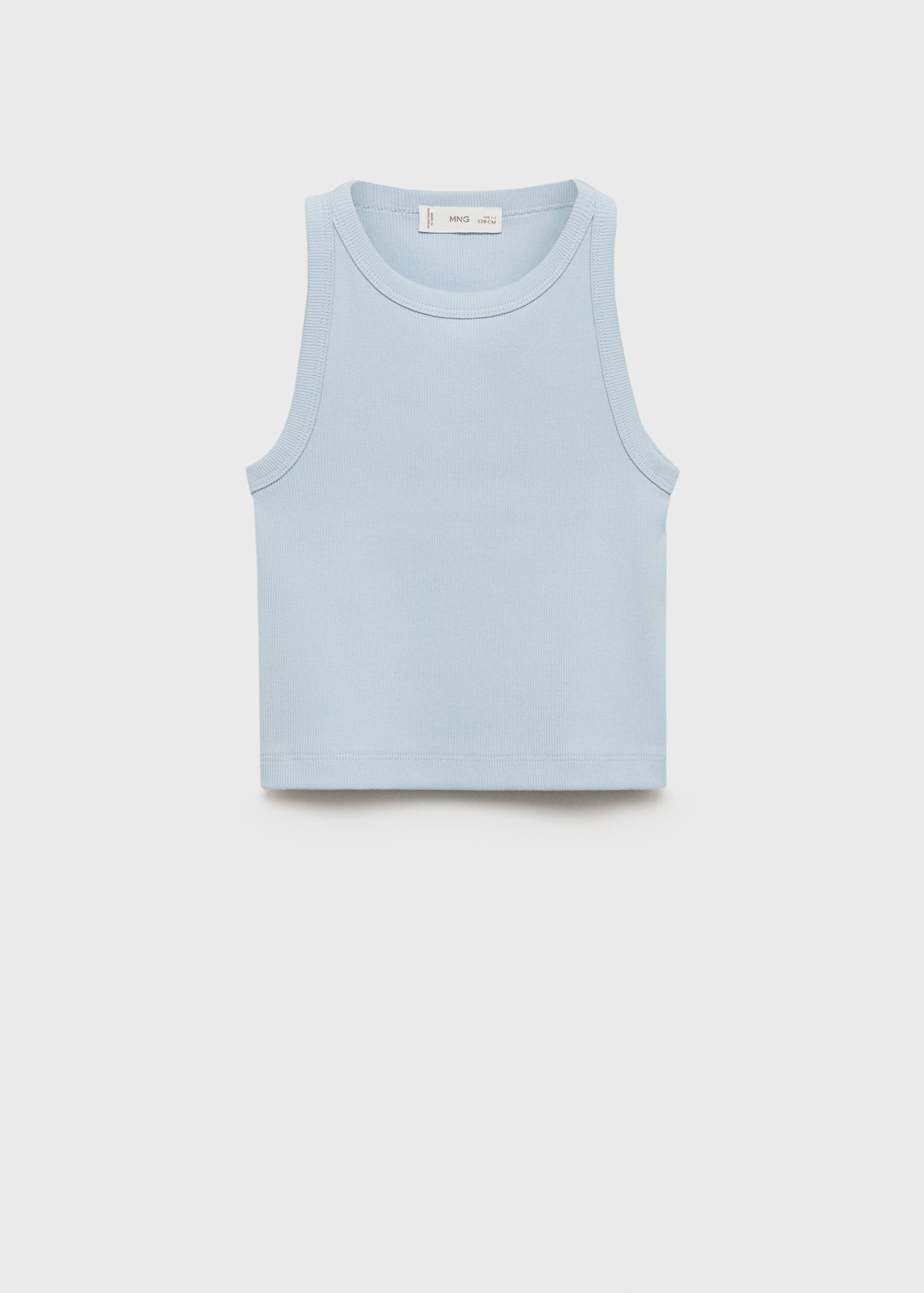 Knitted cropped top - Article without model