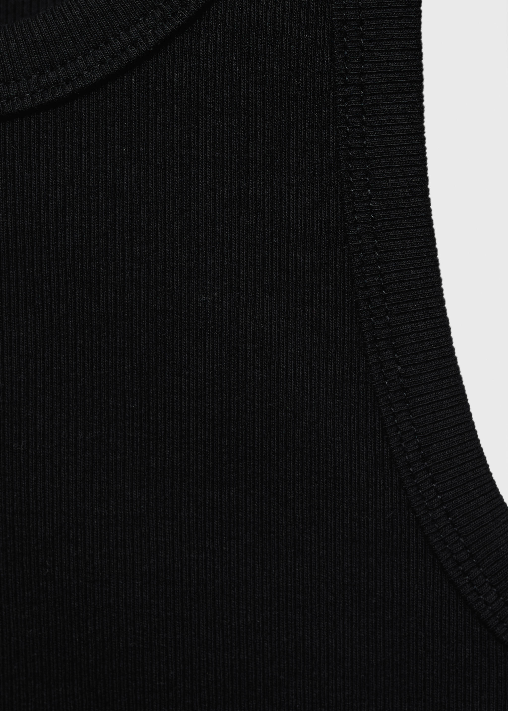 Knitted cropped top - Details of the article 0