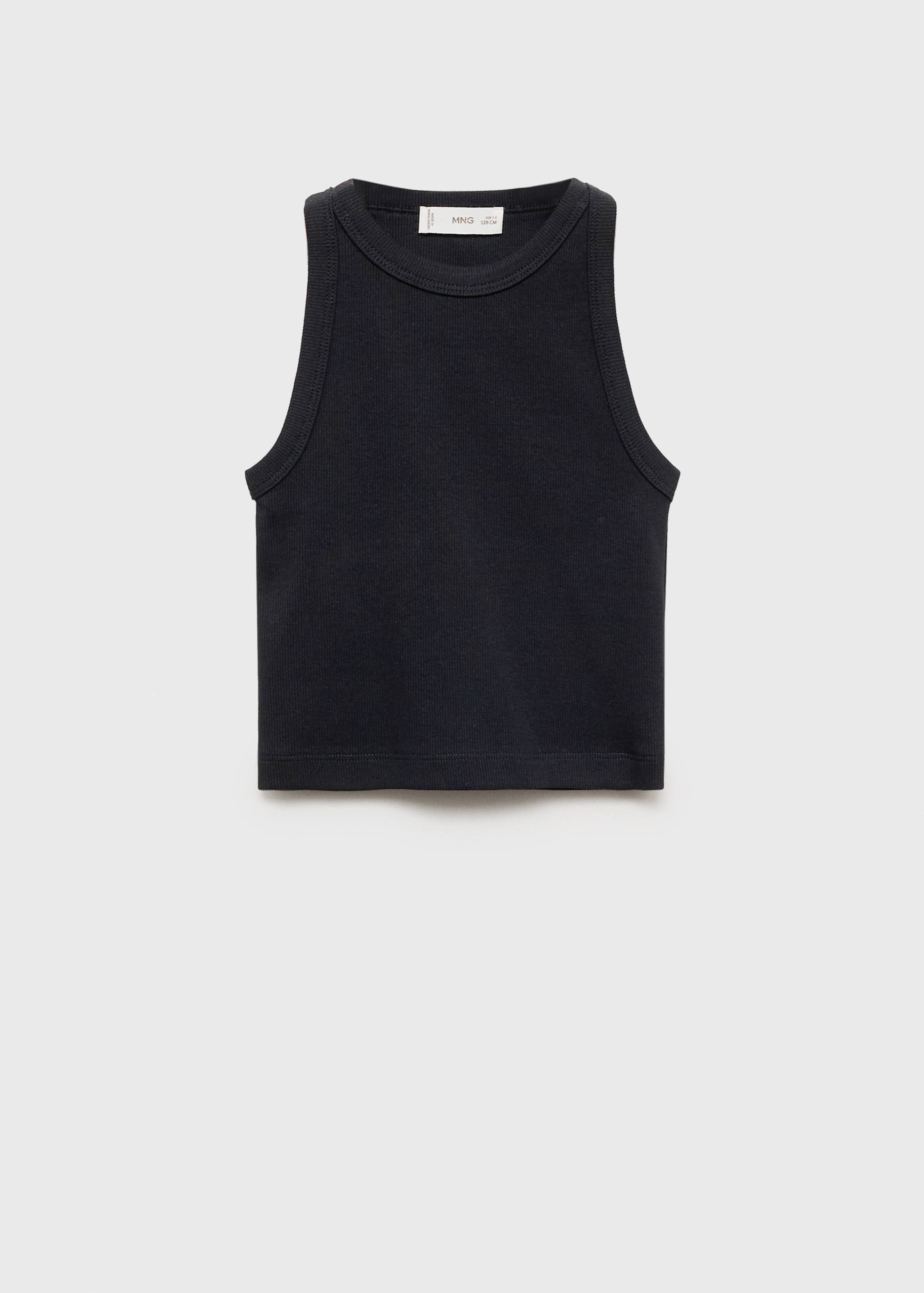 Knitted cropped top - Article without model
