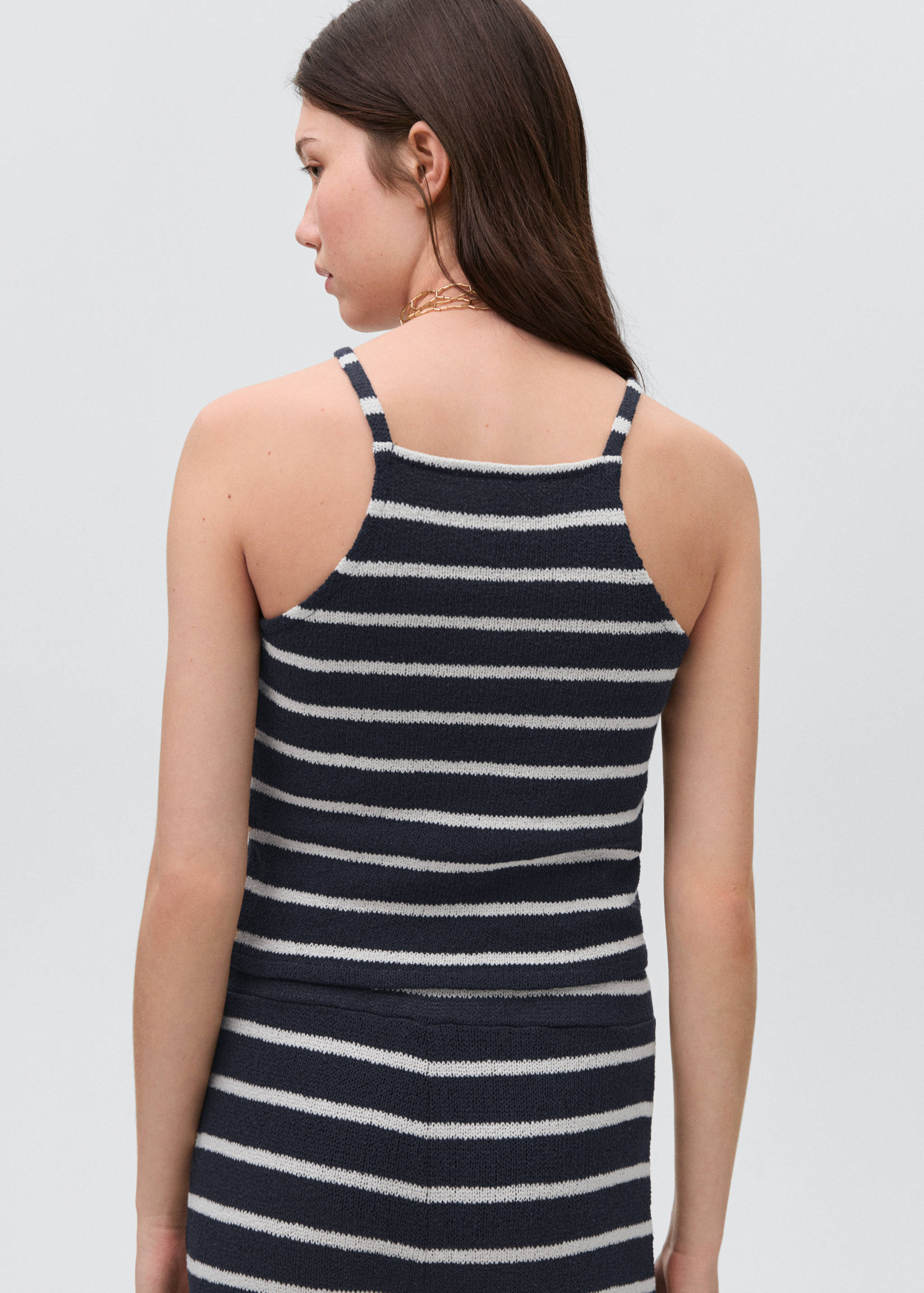 Top halter rayas - Reverso del artículo