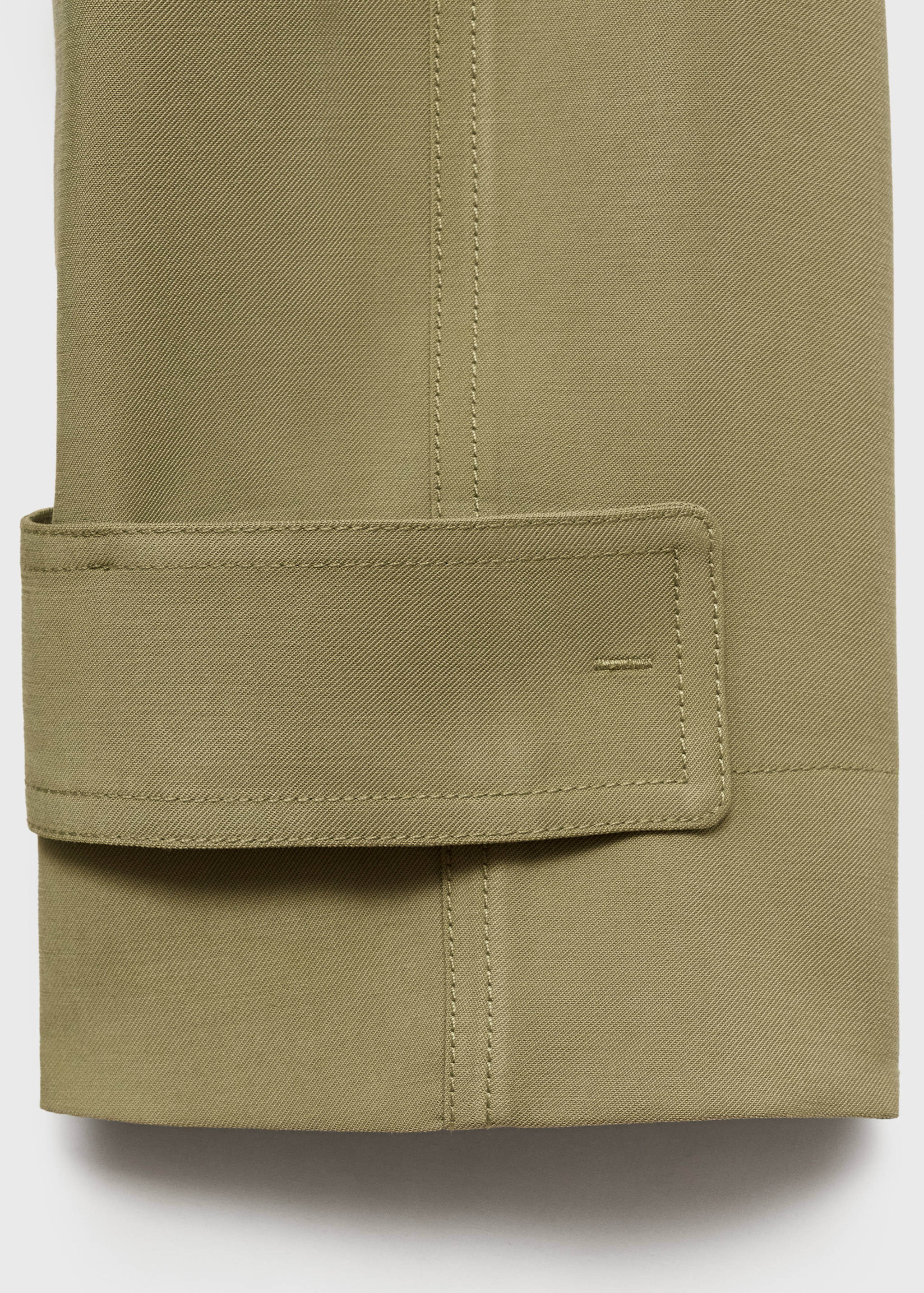 Мягкий тренч с поясом - Деталь изделия 0