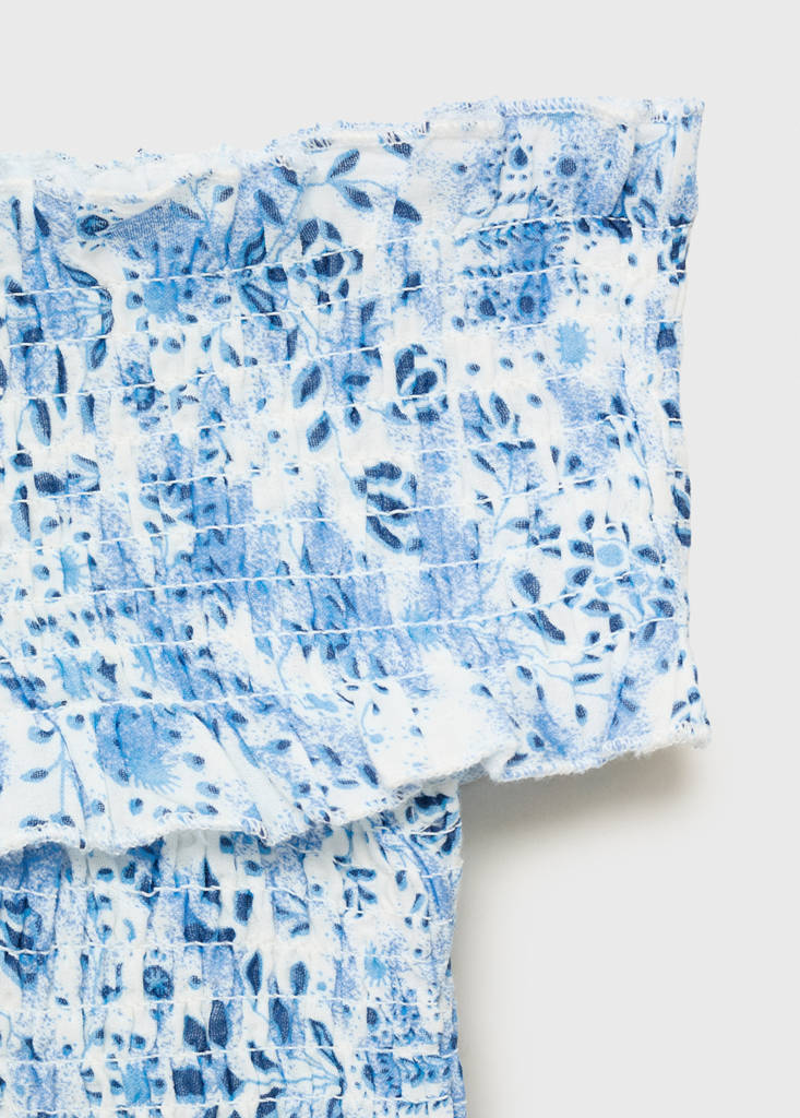 Off-shoulder top — Sky Blue