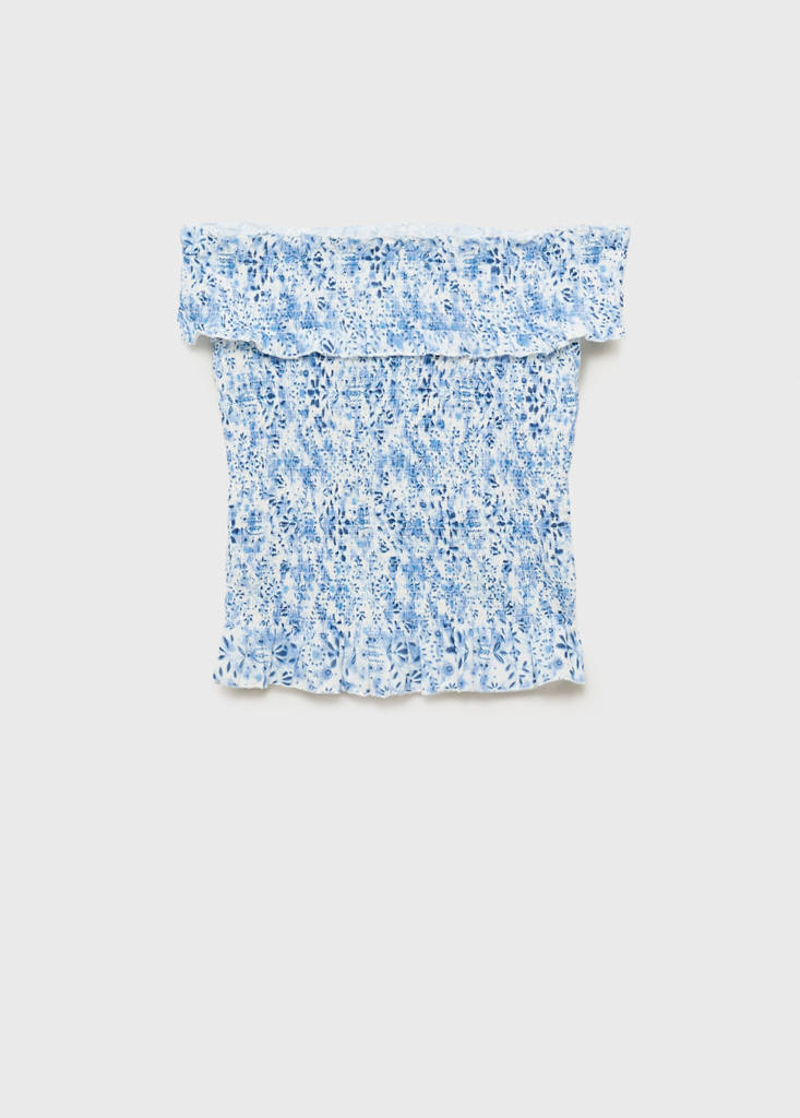 Off-shoulder top — Sky Blue