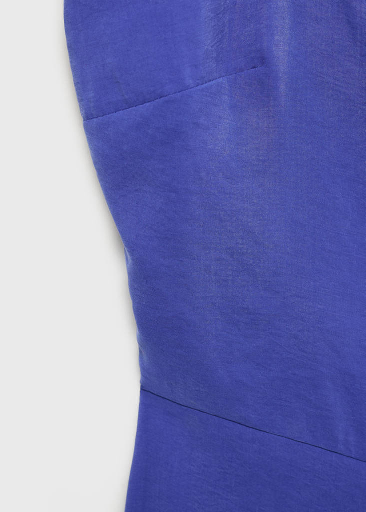 Long strapless jumpsuit — Vibrant blue