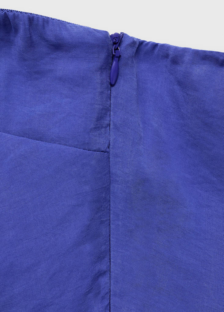 Long strapless jumpsuit — Vibrant blue