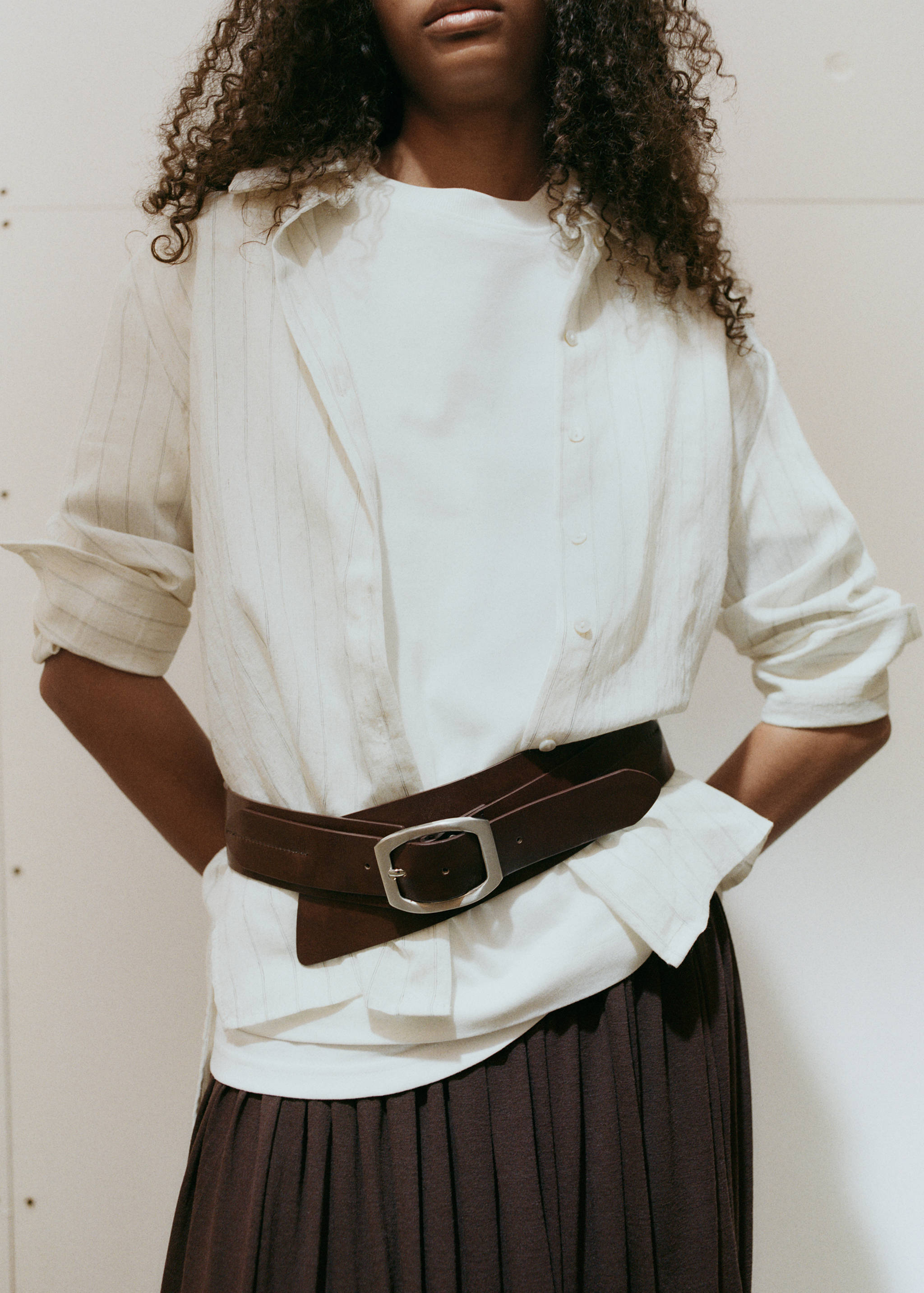 Leather obi belt - General plane