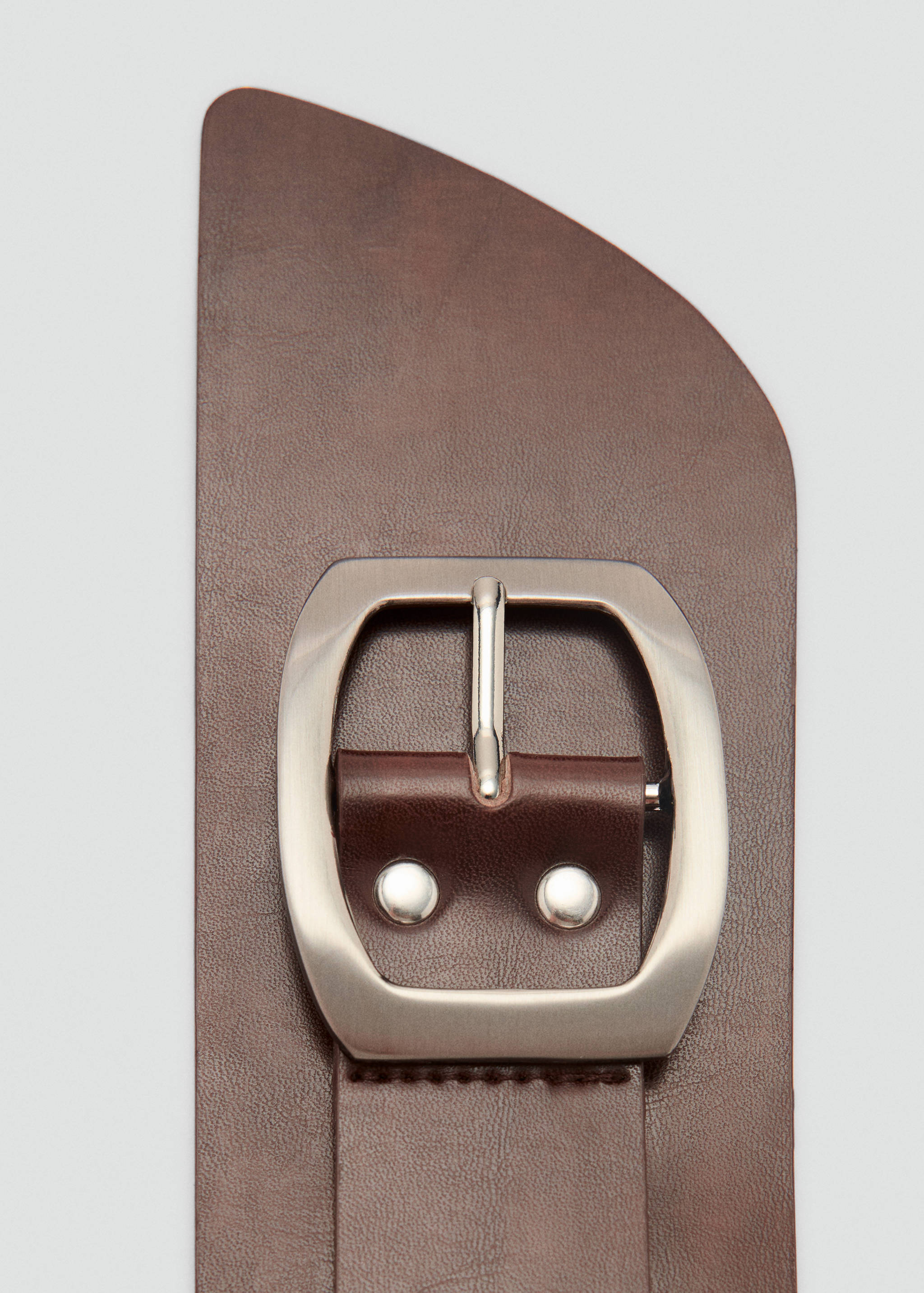 Leather obi belt - Details of the article 1